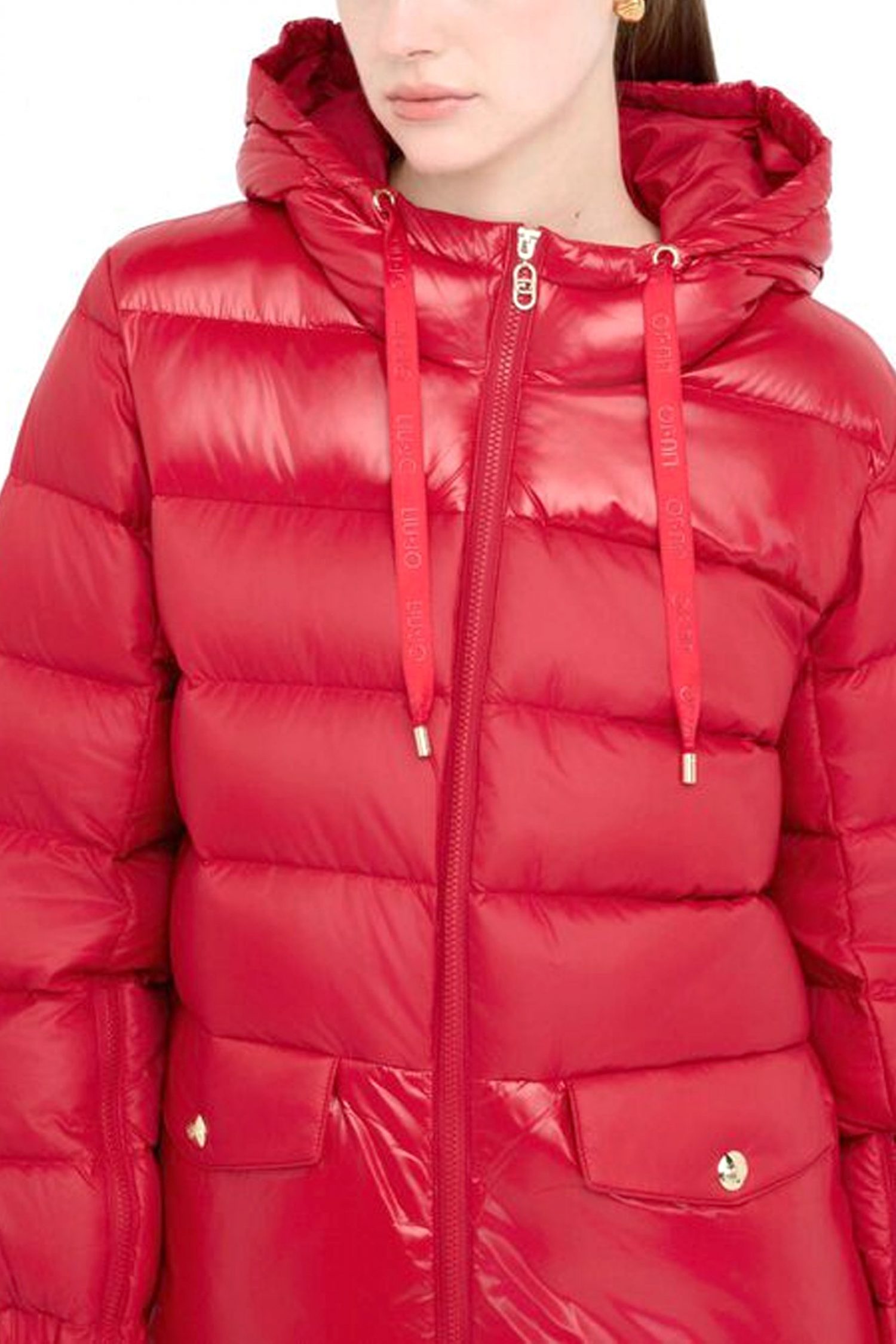 LIU-JO ΜΠΟΥΦΑΝ ΦΟΥΣΚΩΤΟ ΚΟΥΚΟΥΛΑ ΚΟΚΚΙΝΟ φωτογραφία