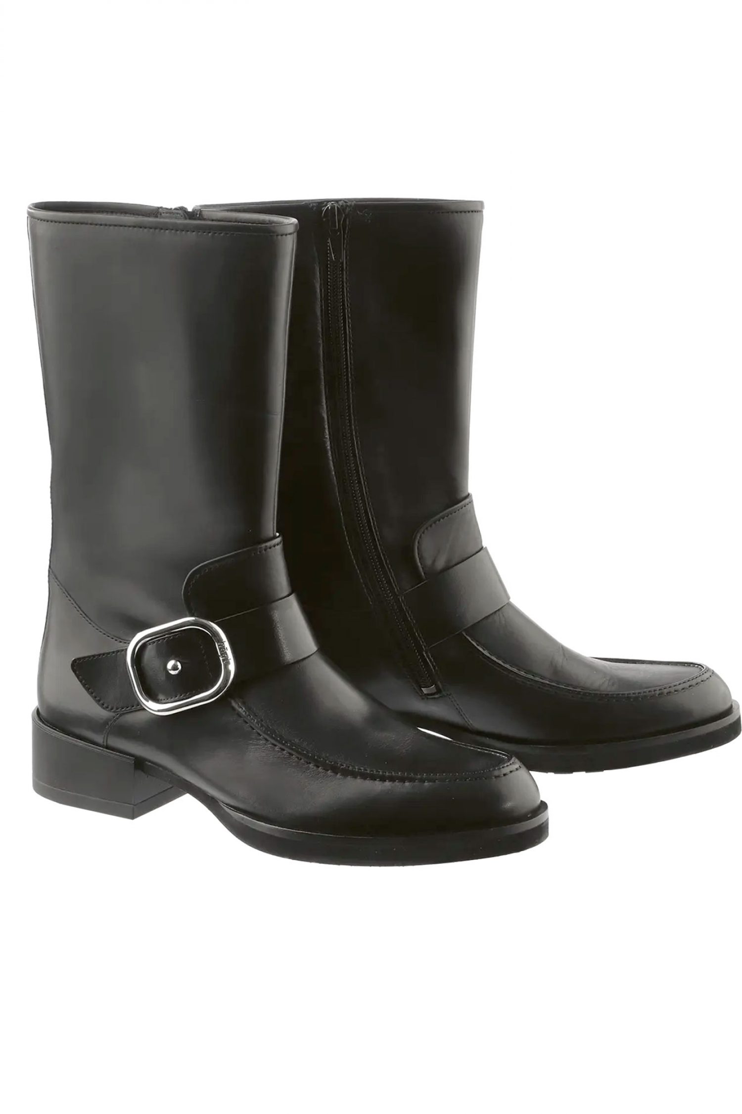 HOGL ΠΑΠΟΥΤΣΙΑ MΠΟΤΑΚΙΑ ΦΕΡΜΟΥΑΡ METAΛΛΙΚΗ ΑΓΚΡΑΦΑ LOGO ΜΑΥΡΟ φωτογραφία