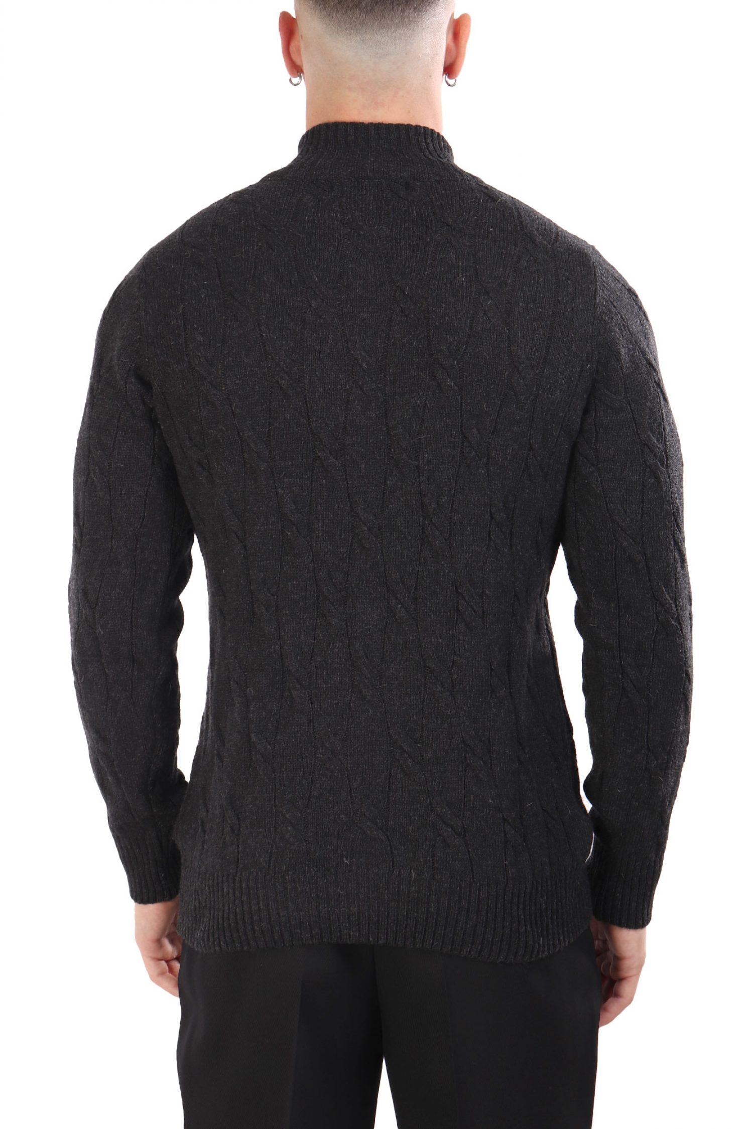 DORS ΠΛΕΚΤΟ HALFZIP ΑΝΘΡΑΚΙ