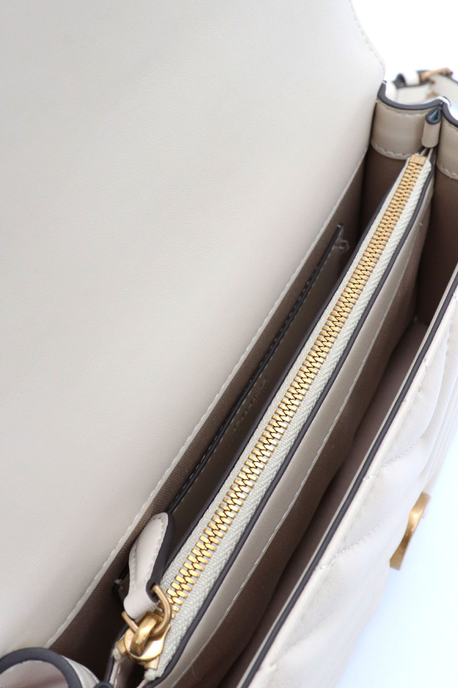 PINKO ΤΣΑΝΤΑΚΙ CROSS BODY LOVE ICON MINI DC ΛΕΥΚΟ-ANTIQUE GOLD