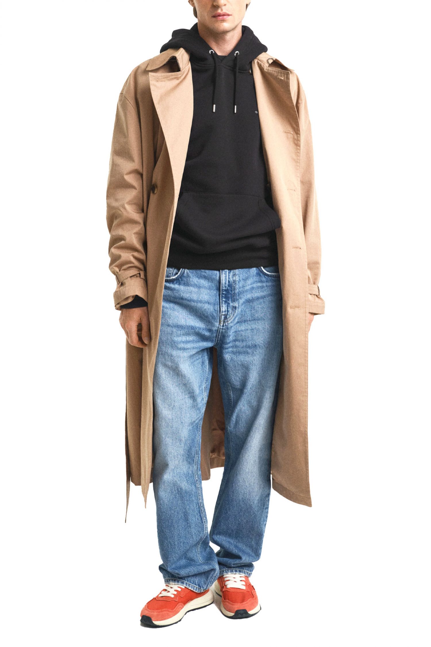 GANT ΦΟΥΤΕΡ REG SHIELD HOODIE ΜΑΥΡΟ