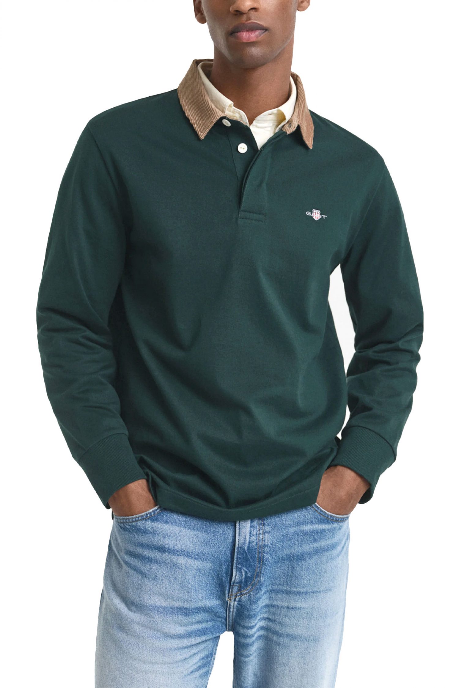 GANT POLO CORD COLLAR HEAVY RUGGER ΚΥΠΑΡΙΣΣΙ