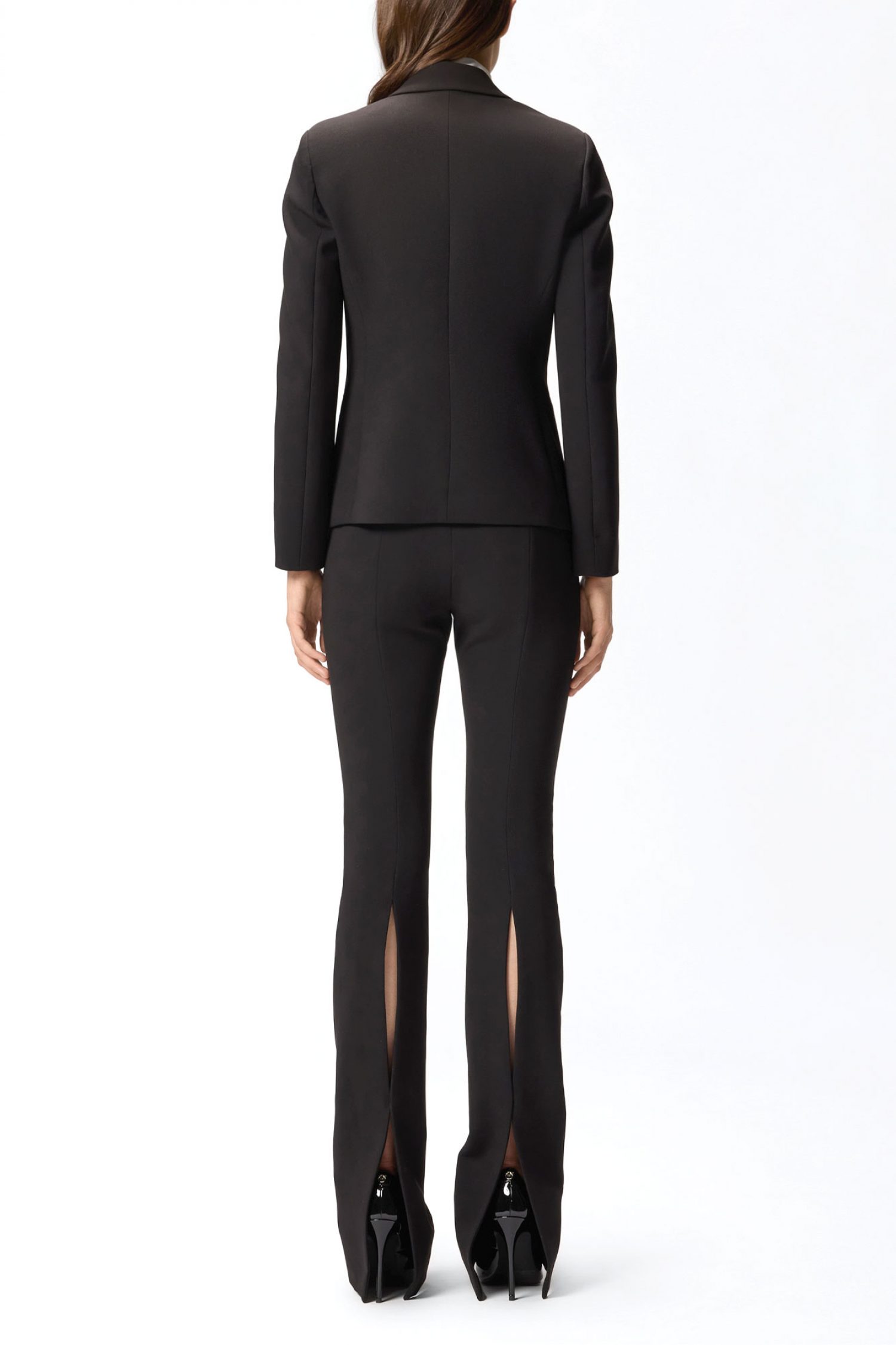 PINKO PINKO ΣΑΚΑΚΙ GARUTA JACKET ΜΕ ΚΟΥΜΠΙΑ ΣΤΑ ΜΑΝΙΚΙΑ ΜΑΥΡΟ - 5