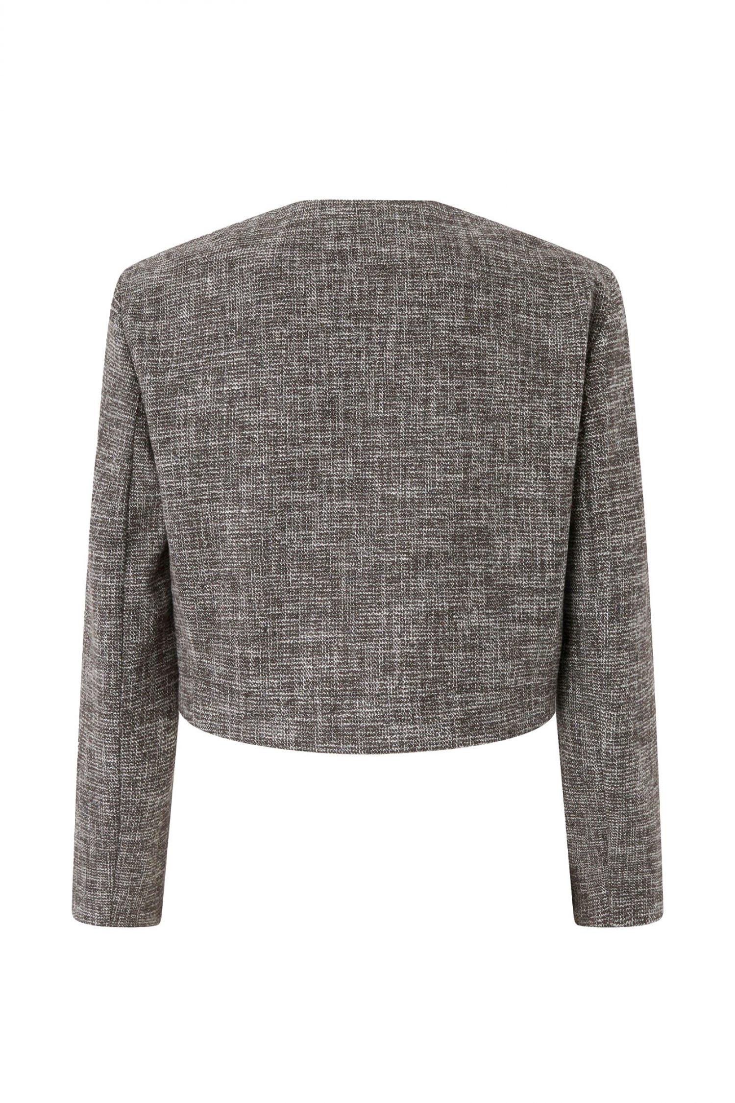 PINKO JACKET CROP NOODLES JACKET ΜΑΥΡΟ-ΚΑΦΕ-ΛΕΥΚΟ φωτογραφία