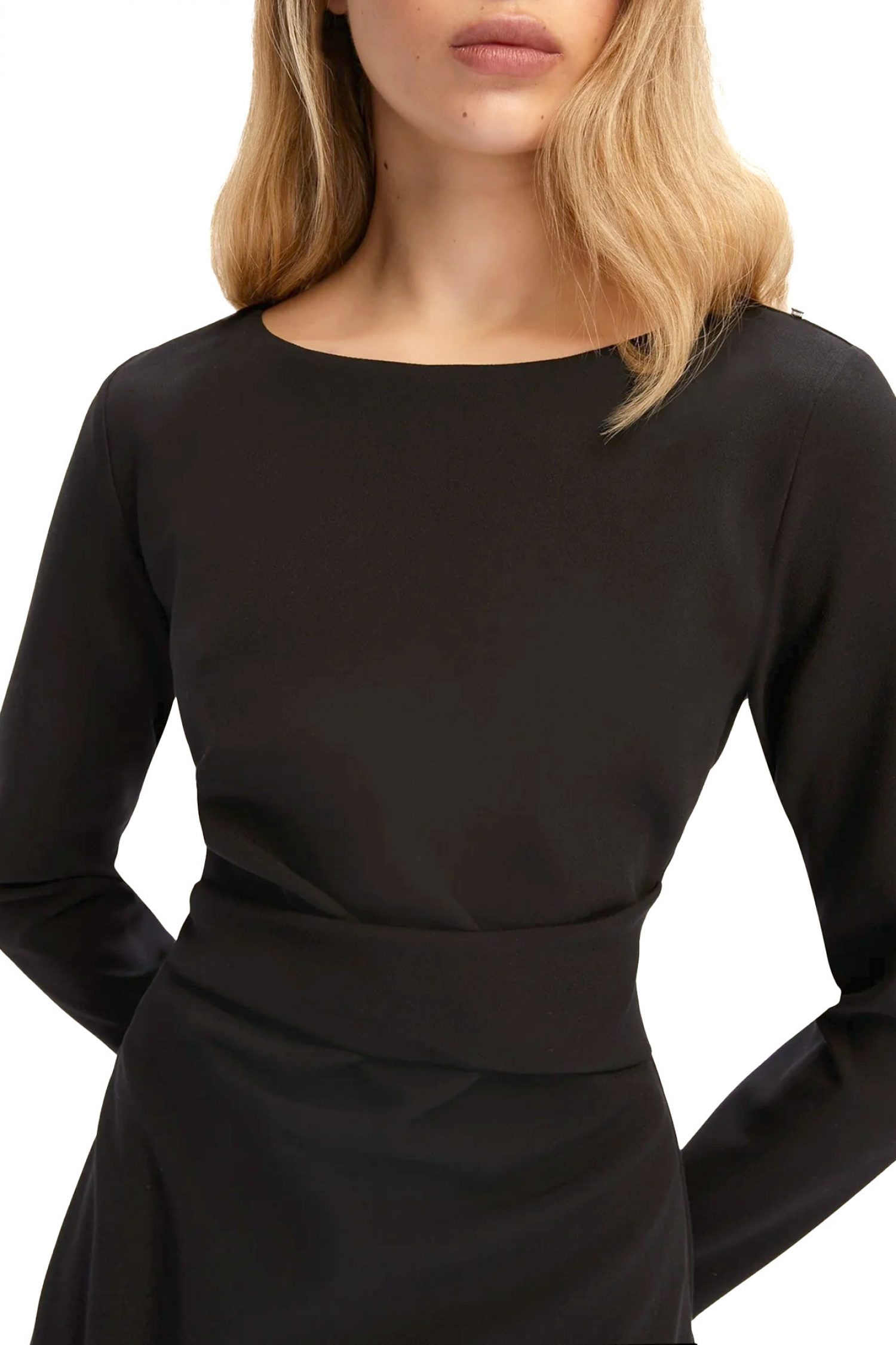 MARELLA EMME ΦΟΡΕΜΑ MIDI KADIAK ΜΑΥΡΟ