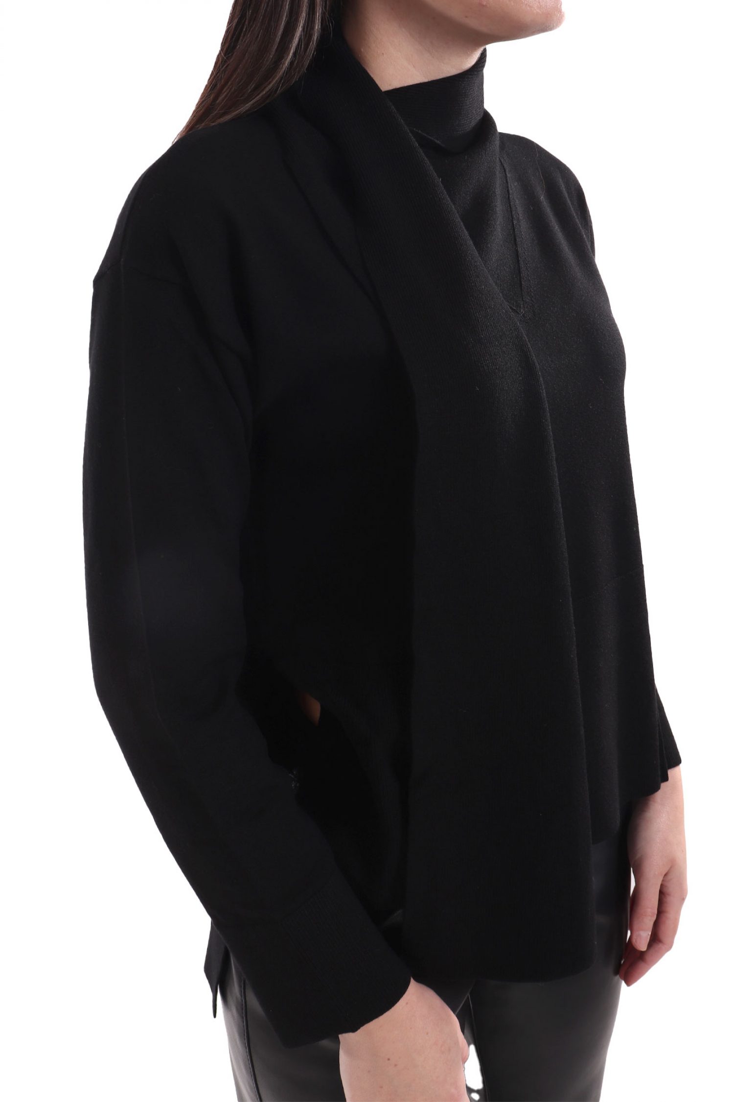 MARELLA EMME ΠΛΕΚΤΟ ΛΟΥΠΕΤΟ -ΚΑΣΚΩΛ BAMBOLA ΜΑΥΡΟ