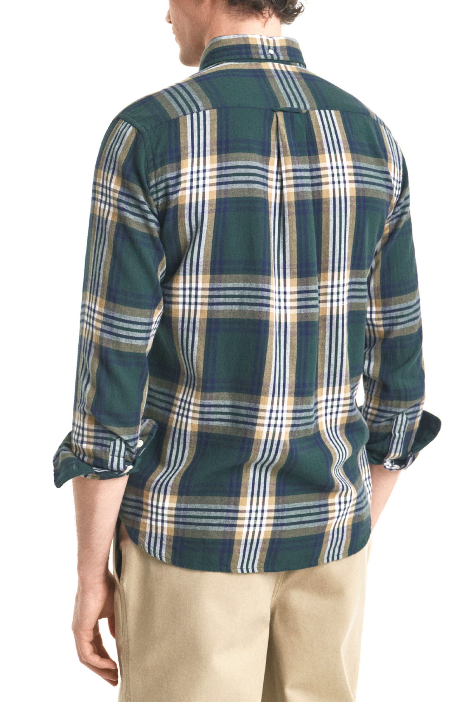 GANT ΠΟΥΚΑΜΙΣΟ ΚΑΡΩ REG WINDBLOWN FLANNEL CHECK SHIRT ΚΥΠΑΡΙΣΣΙ