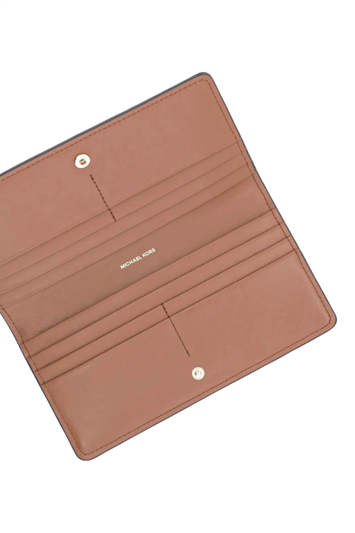 MICHAEL KORS ΠΟΡΤΟΦΟΛΙ BRYANT METAΛΛΙΚΟ LOGO ΤΑΜΠΑ φωτογραφία