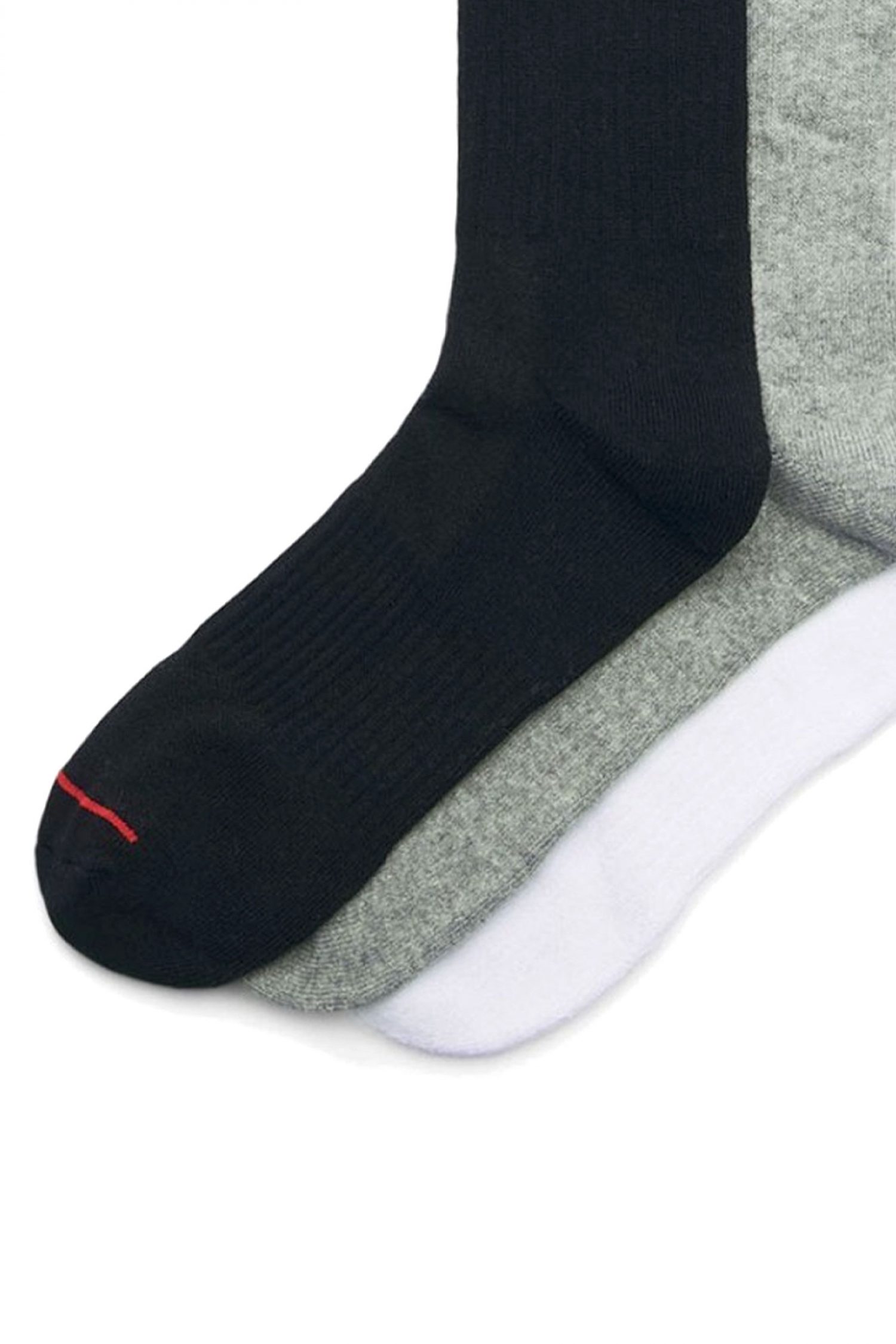 RALPH LAUREN ΚΑΛΤΣΕΣ 3PAIRS LOGO ΜΑΥΡΟ-ΛΕΥΚΟ-ΓΚΡΙ φωτογραφία