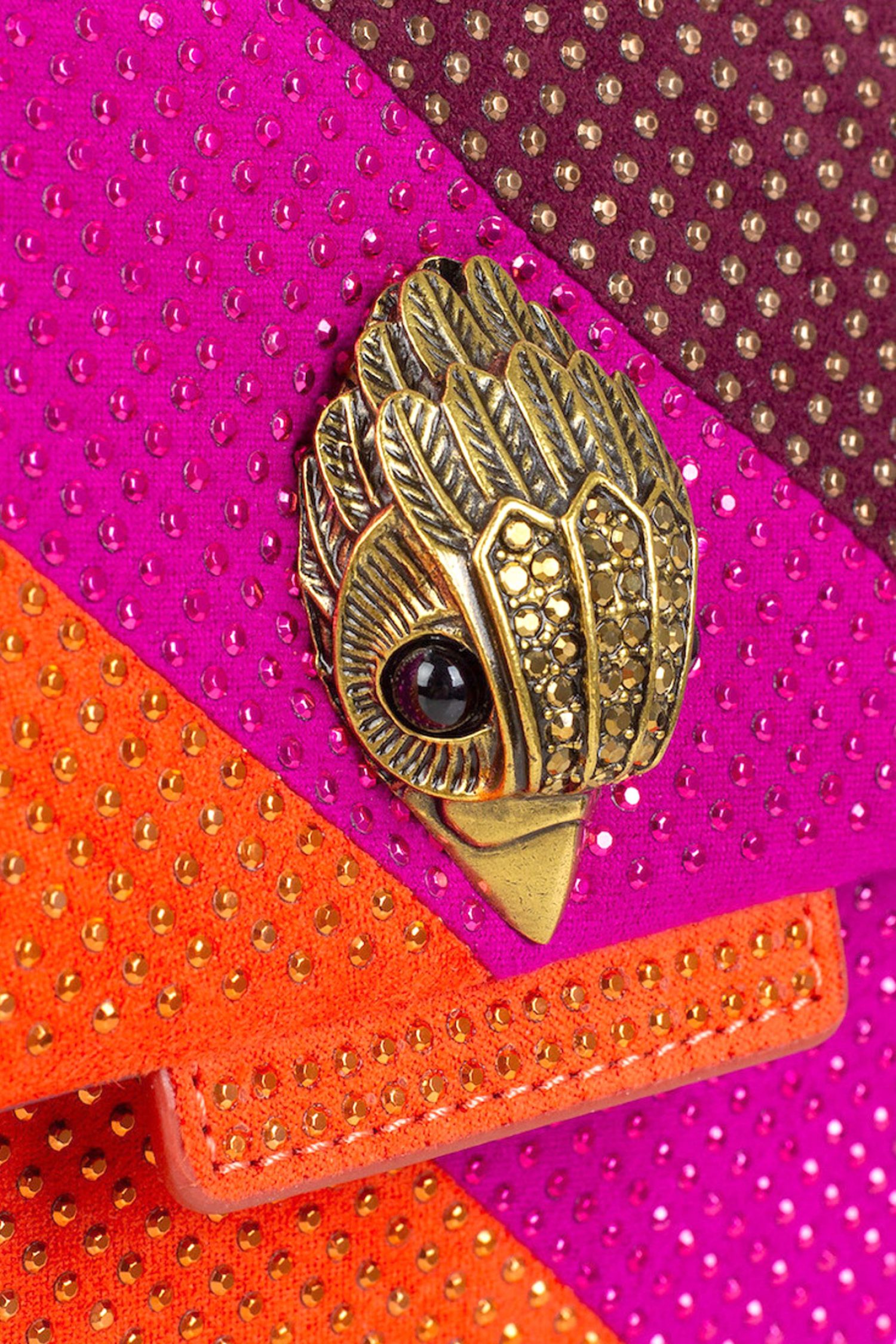 KURT GEIGER ΤΣΑΝΤΑ ΩΜΟΥ/CROSSBODY FABRIC KENSINGTON BAG L ΣΤΡΑΣ ΑΛΥΣΙΔΑ LOGO ΠΟΛΥΧΡΩΜΟ φωτογραφία