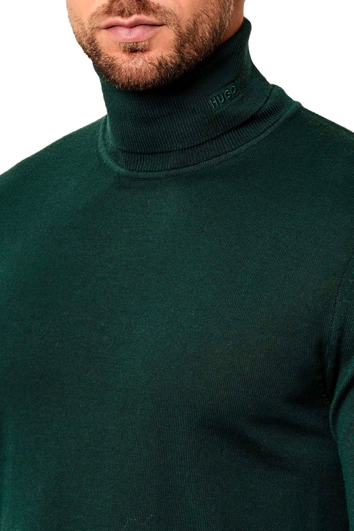 HUGO ΠΛΕΚΤΟ TURTLENECK SAN THOMAS-M ΚΥΠΑΡΙΣΣΙ