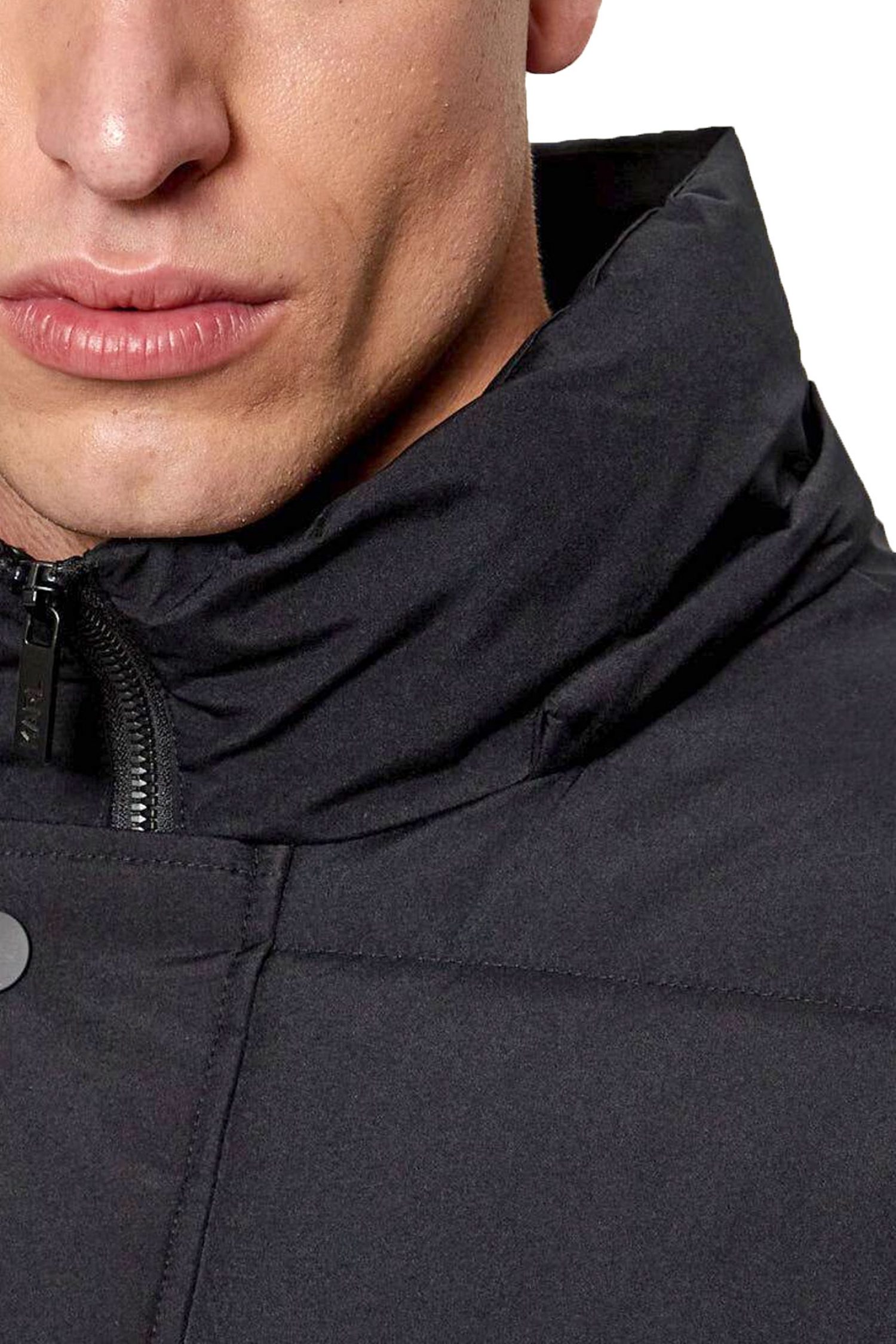 KARL LAGERFELD ΜΠΟΥΦΑΝ HOODED PARKA ΜΑΥΡΟ