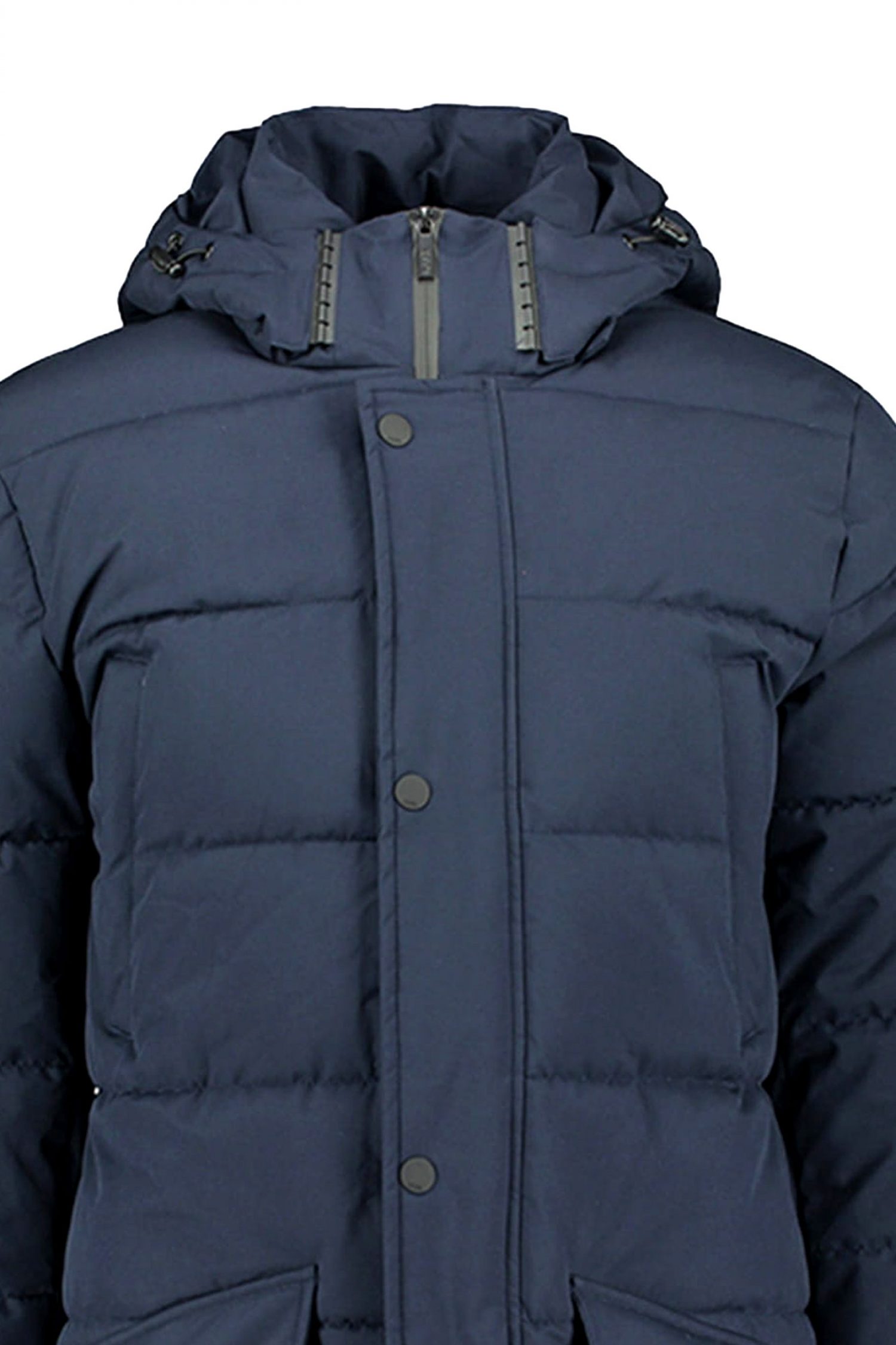 KARL LAGERFELD ΜΠΟΥΦΑΝ HOODED PARKA ΜΠΛΕ