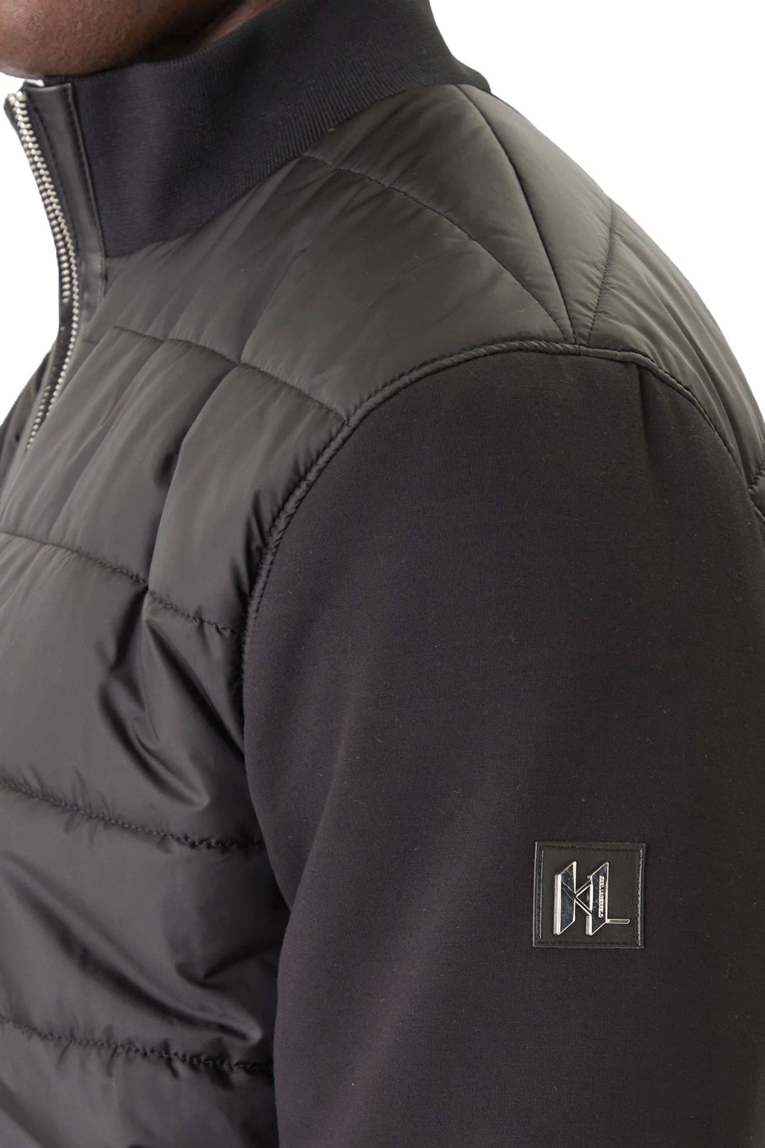 KARL LAGERFELD MΠΟΥΦΑΝΟΖΑΚΕΤΑ ΜΑΥΡΟ