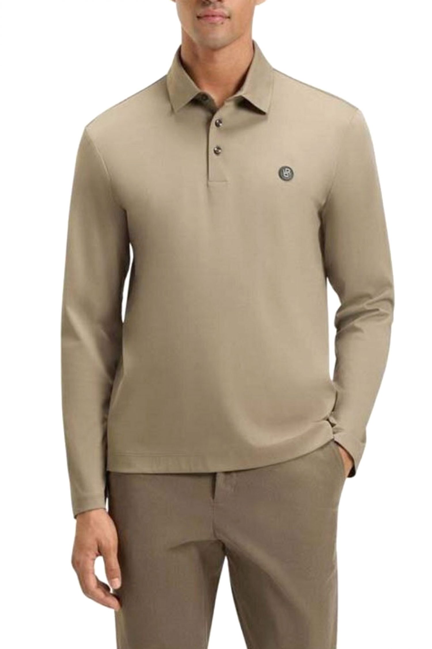 BOSS POLO C-PALEY 01 ΜΠΕΖ-ΚΑΦΕ