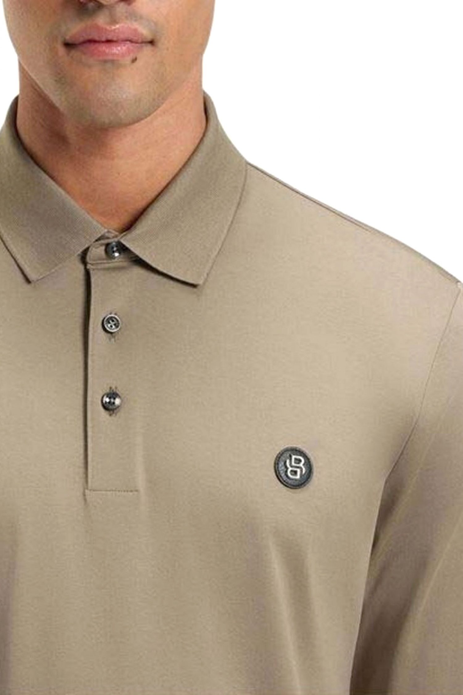 BOSS POLO C-PALEY 01 ΜΠΕΖ-ΚΑΦΕ