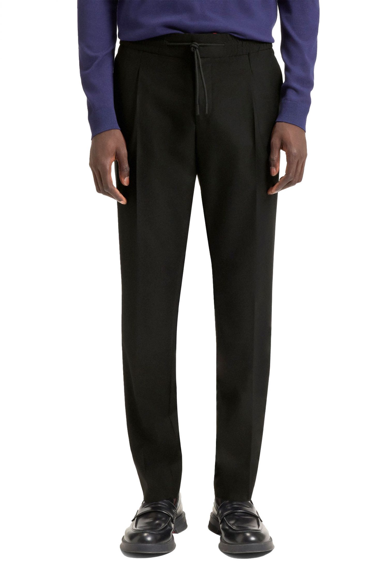 HUGO ΠΑΝΤΕΛΟΝΙ GETLIN251F3 ΛΑΣΤΙΧΟ ΣΤΗ ΜΕΣΗ ΜΑΥΡΟ φωτογραφία