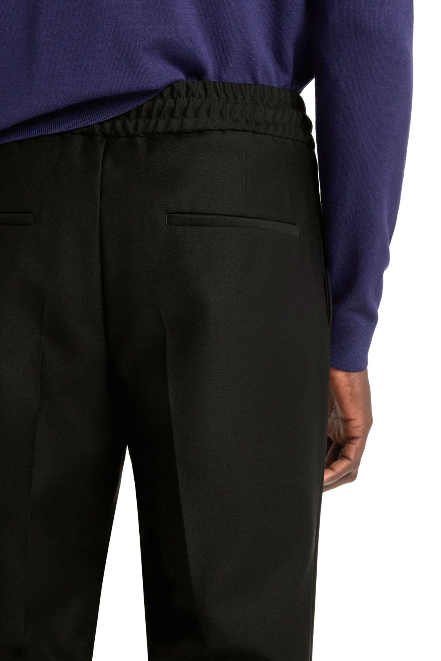 HUGO ΠΑΝΤΕΛΟΝΙ GETLIN251F3 ΛΑΣΤΙΧΟ ΣΤΗ ΜΕΣΗ ΜΑΥΡΟ φωτογραφία