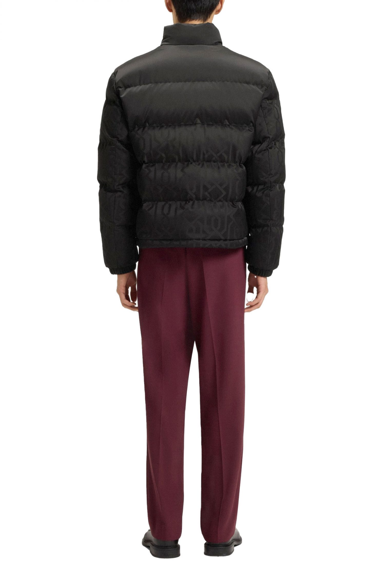 HUGO ΜΠΟΥΦΑΝ ΦΟΥΣΚΩΤΟ BALTO2541 LOGO ΜΕΤΑΛΛΙΚΟ ΜΑΥΡΟ