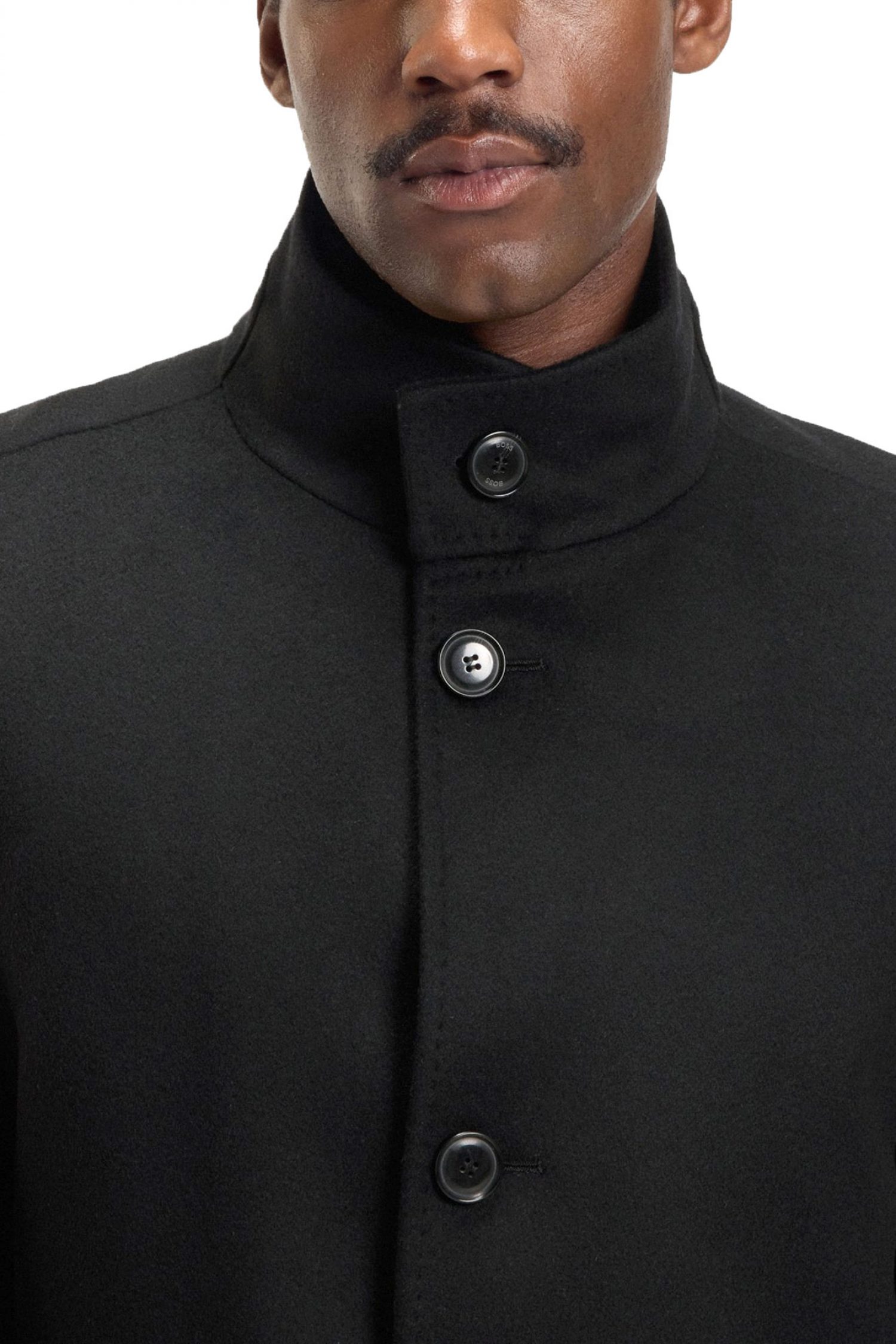 BOSS ΠΑΛΤΟ H-HYDE-SU-254 ΜΑΥΡΟ