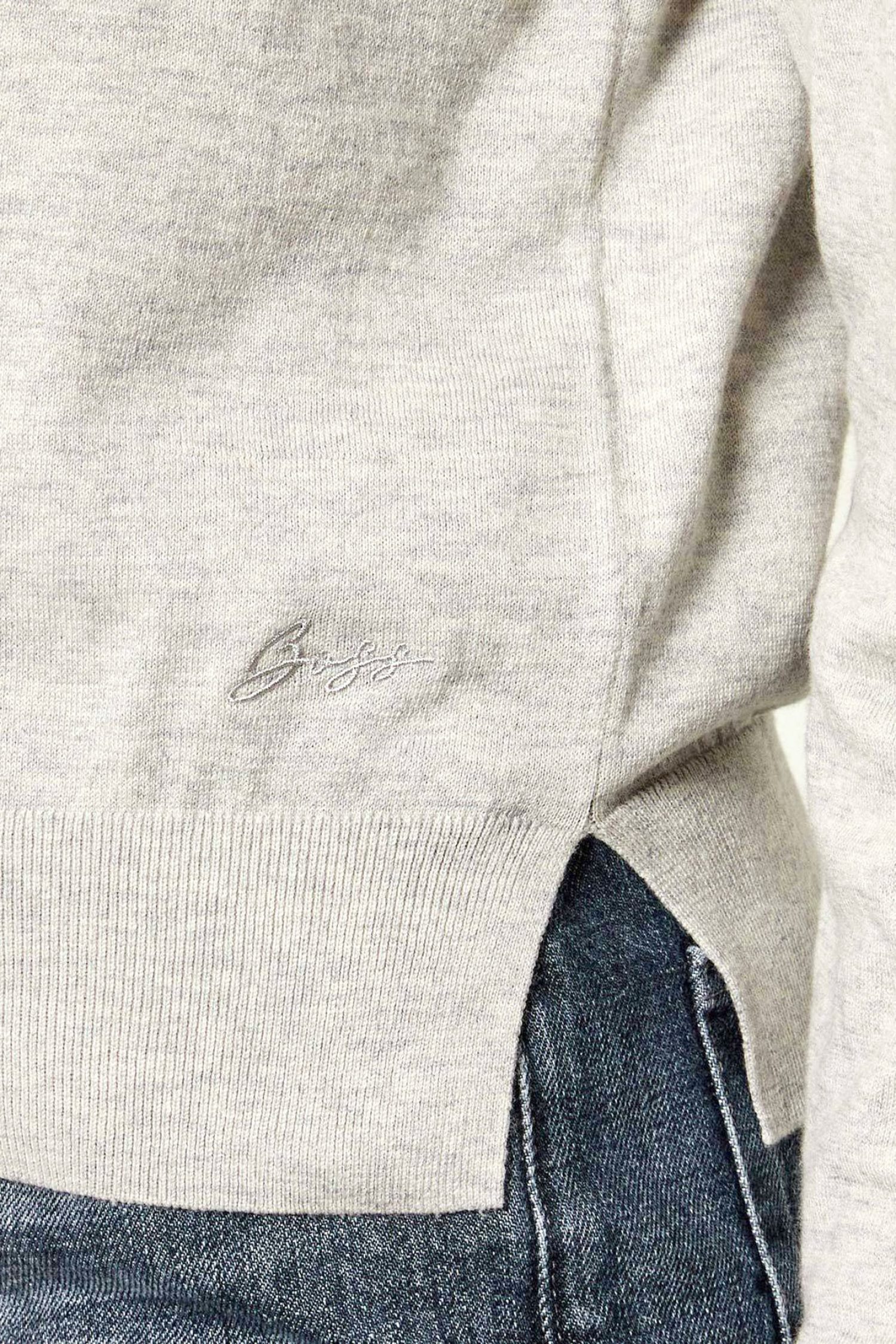 BOSS CASUAL ΠΛΕΚΤΟ ΛΟΥΠΕΤΟ C_FAGHETTINI ΑΝΟΙΧΤΟ ΓΚΡΙ φωτογραφία