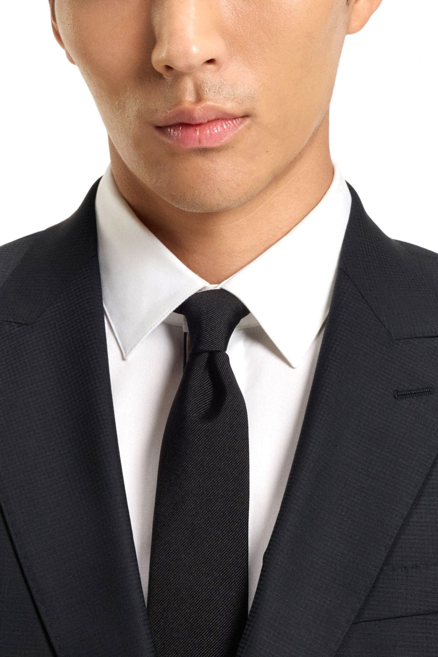 BOSS ΚΟΣΤΟΥΜΙ ΔΙΚΟΥΜΠΟ ΜΙΚΡΟΣΧΕΔΙΟ SLIM FIT H-HUGE-2PCS-PEAK-253 ΜΑΥΡΟ φωτογραφία