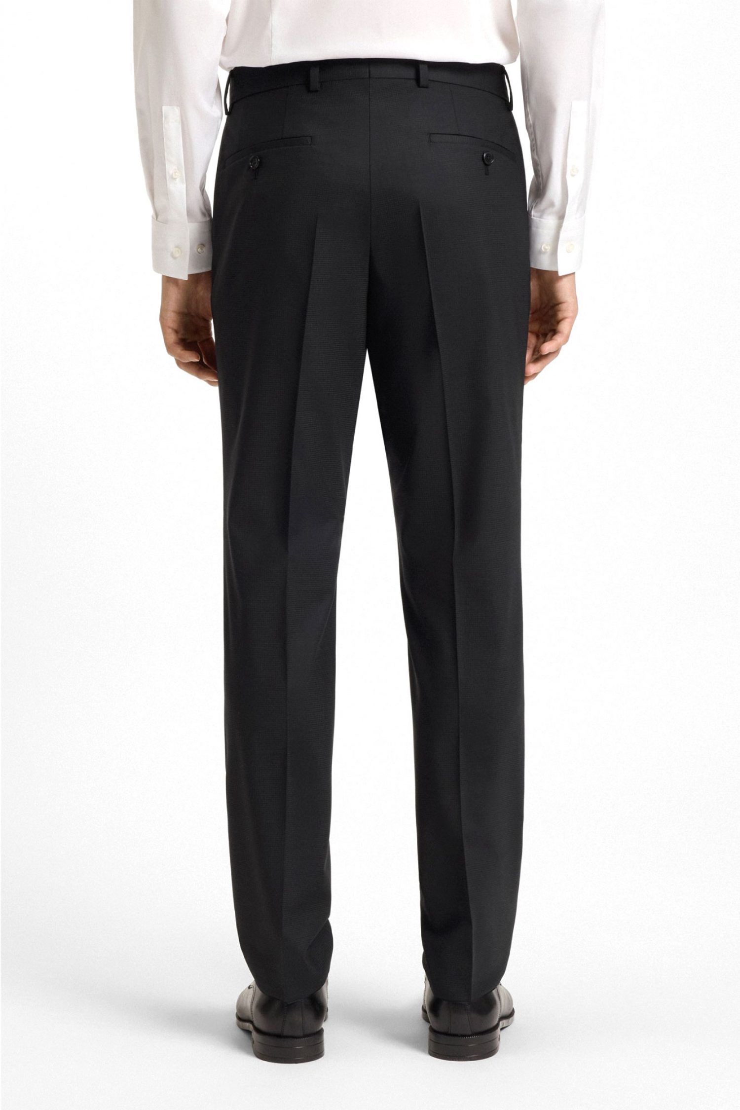 BOSS ΚΟΣΤΟΥΜΙ ΔΙΚΟΥΜΠΟ ΜΙΚΡΟΣΧΕΔΙΟ SLIM FIT H-HUGE-2PCS-PEAK-253 ΜΑΥΡΟ φωτογραφία