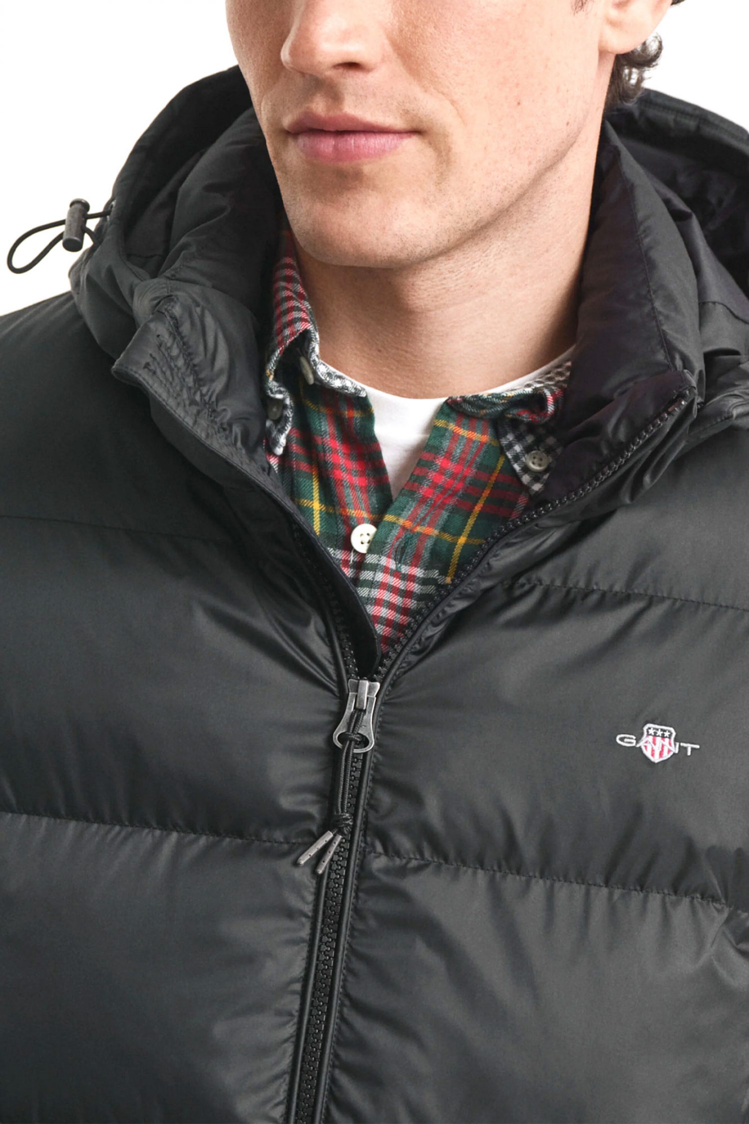 GANT ΜΠΟΥΦΑΝ ΦΟΥΣΚΩΤΟ ΑΠΟΣΠΩΜΕΝΗ ΚΟΥΚΟΥΛΑ ACTIVE CLOUD JACKET ΜΑΥΡΟ