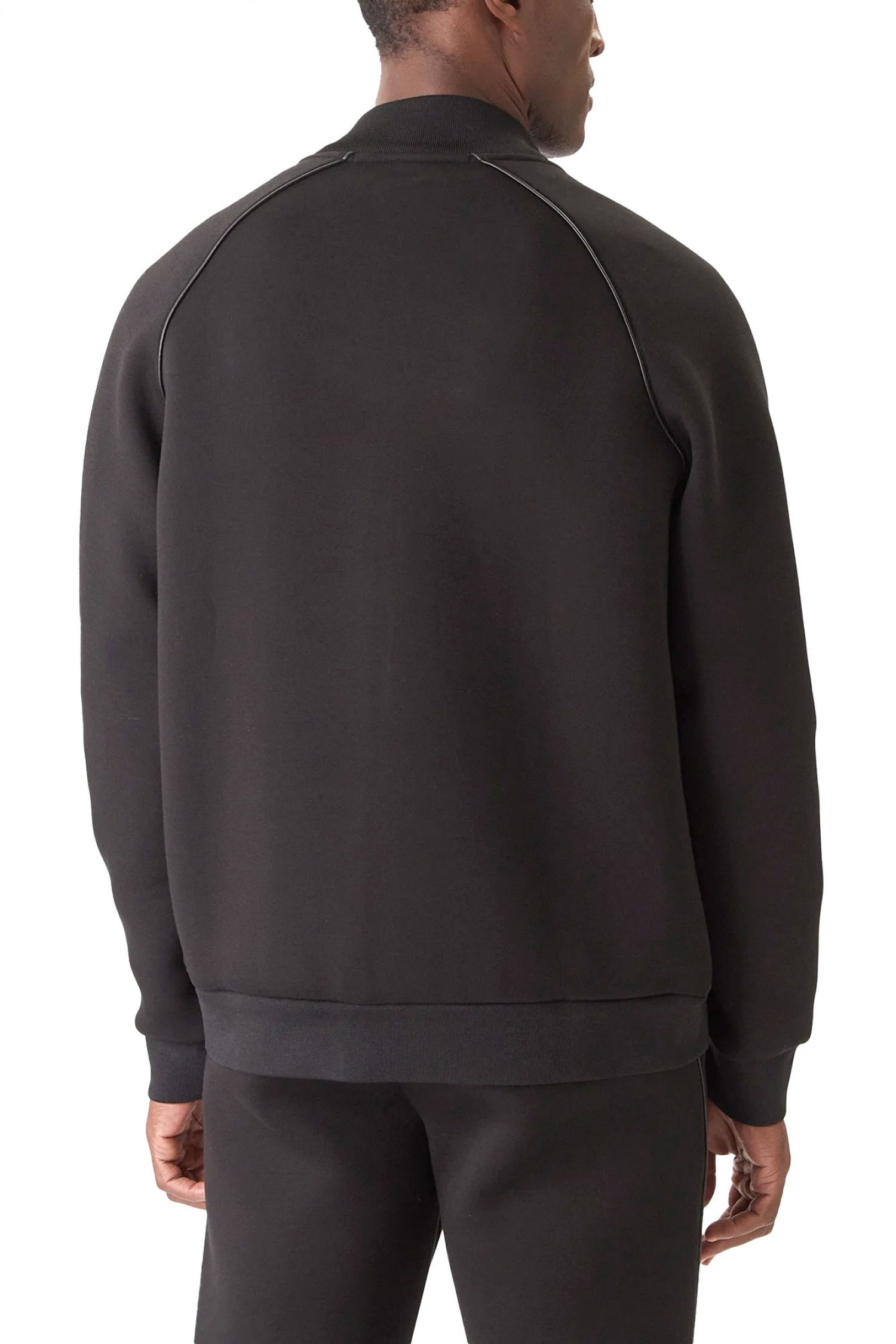 KARL LAGERFELD ΦΟΥΤΕΡ FULLZIP METALLIC LOGO MAYΡΟ