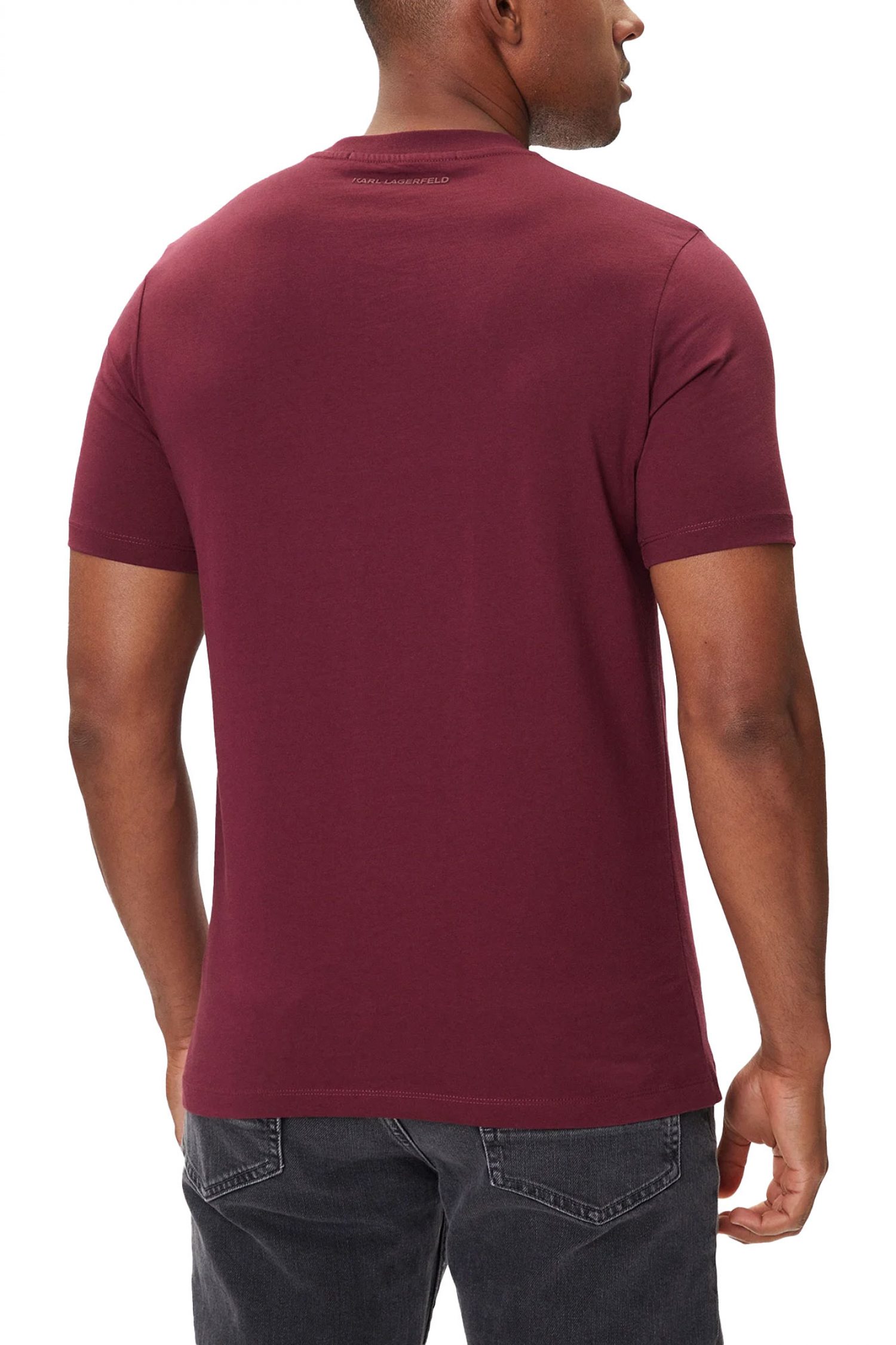 KARL LAGERFELD T-SHIRT LOGO ΜΠΟΡΝΤΩ