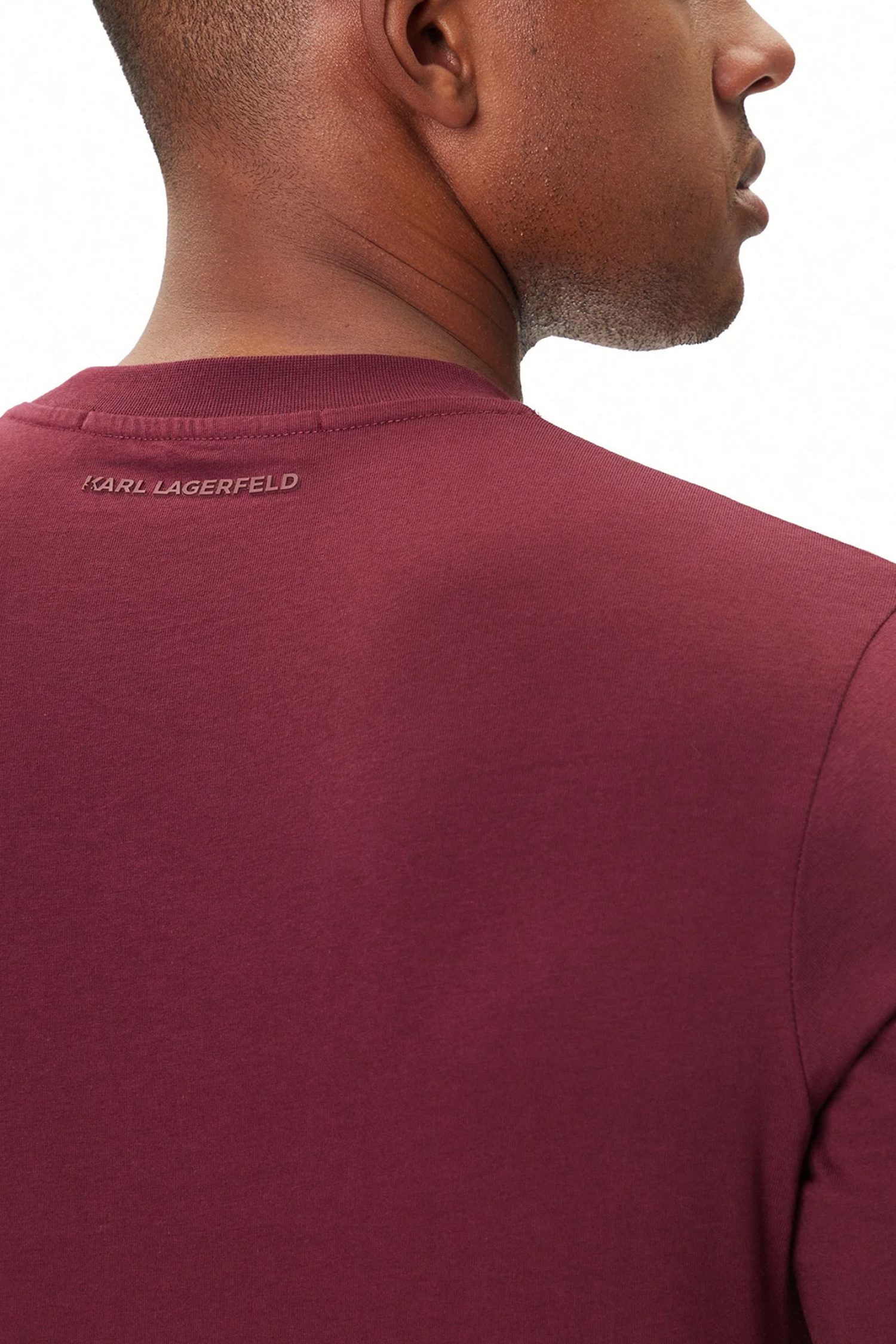 KARL LAGERFELD T-SHIRT LOGO ΜΠΟΡΝΤΩ