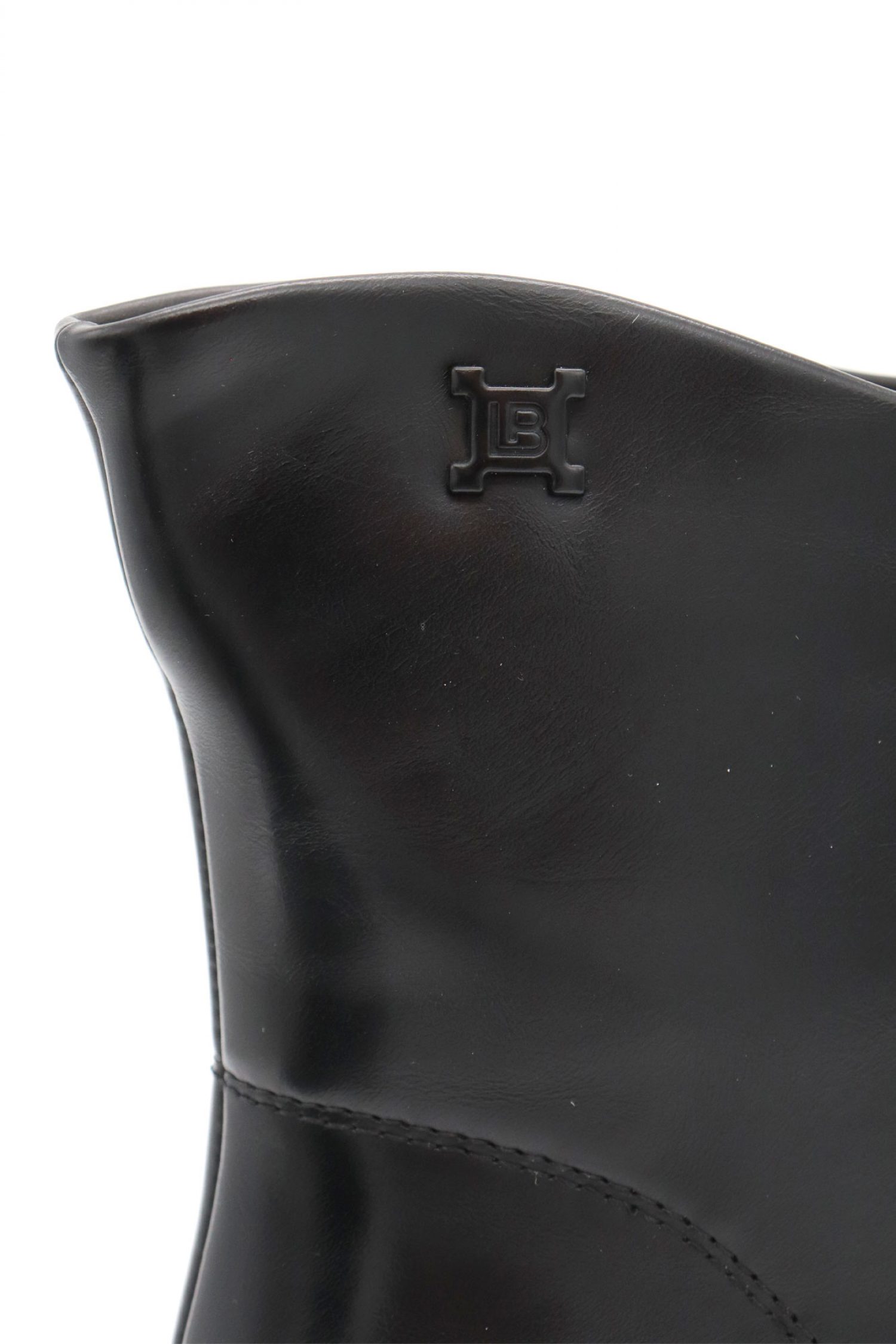 LAURA BIAGIOTTI ΠΑΠΟΥΤΣΙΑ MΠΟΤΑΚΙΑ ΦΕΡΜΟΥΑΡ LOGO ΜΑΥΡΟ φωτογραφία