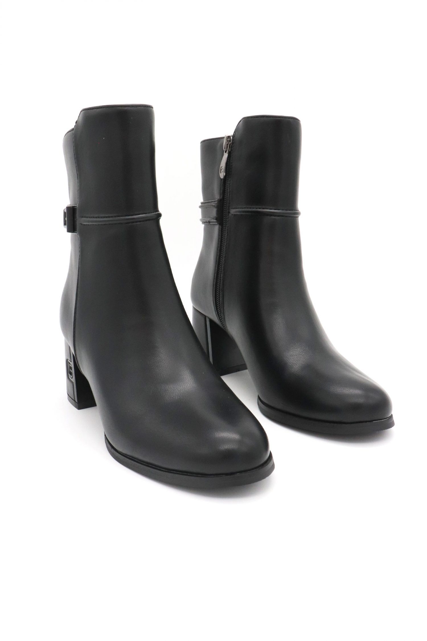 LAURA BIAGIOTTI ΠΑΠΟΥΤΣΙΑ MΠΟΤΑΚΙΑ MAT ΦΕΡΜΟΥΑΡ LOGO MAYΡΟ φωτογραφία