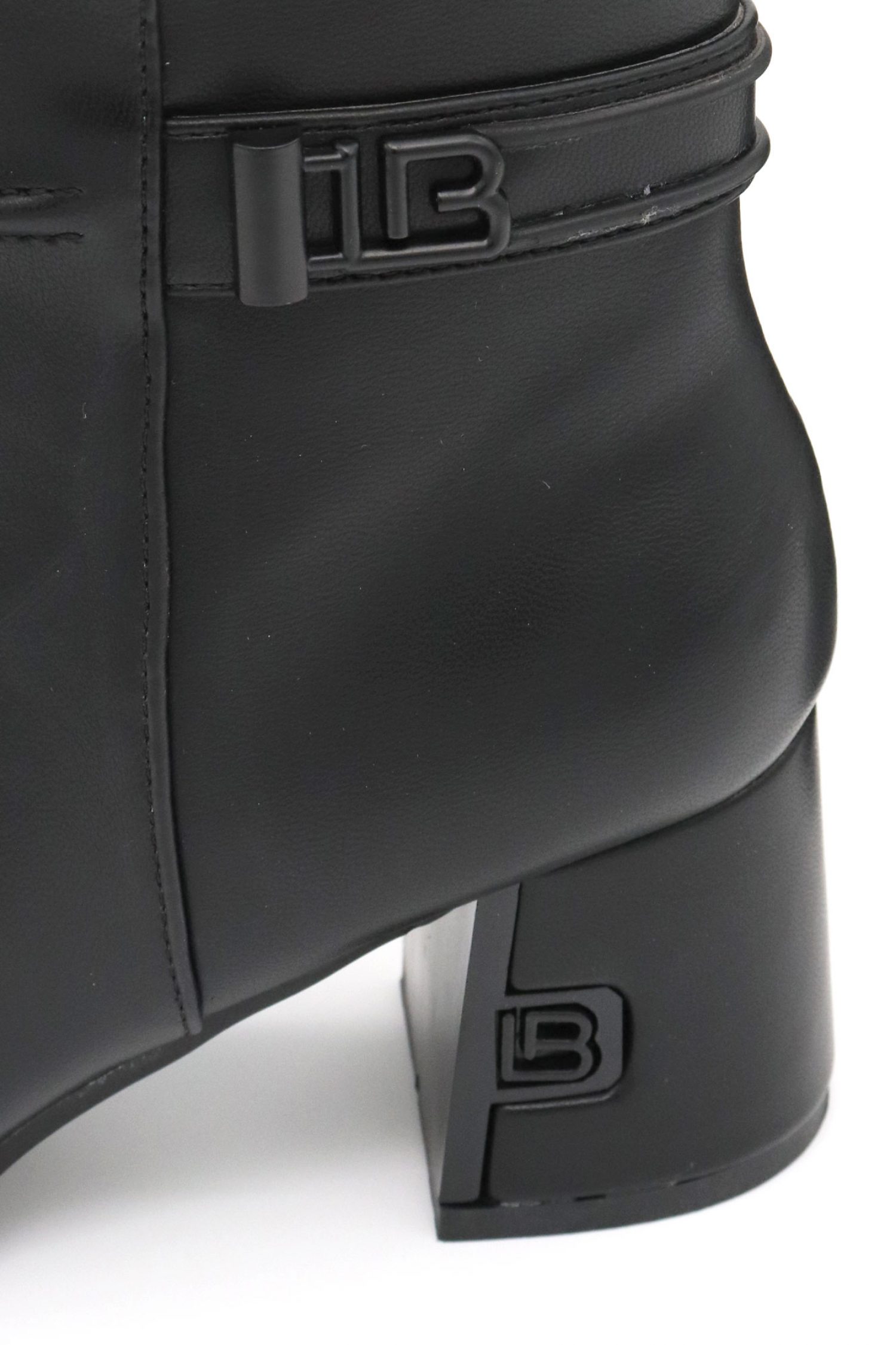 LAURA BIAGIOTTI ΠΑΠΟΥΤΣΙΑ MΠΟΤΑΚΙΑ MAT ΦΕΡΜΟΥΑΡ LOGO MAYΡΟ φωτογραφία