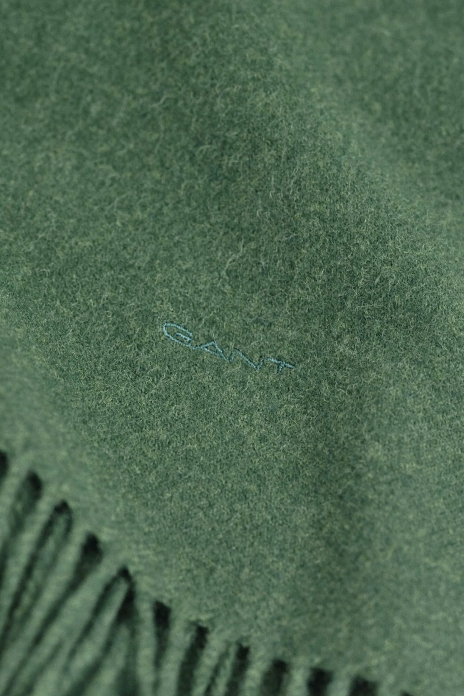GANT ΚΑΣΚΩΛ ΜΑΛΛΙΝΟ UNISEX. WOOL SCARF ΠΡΑΣΙΝΟ