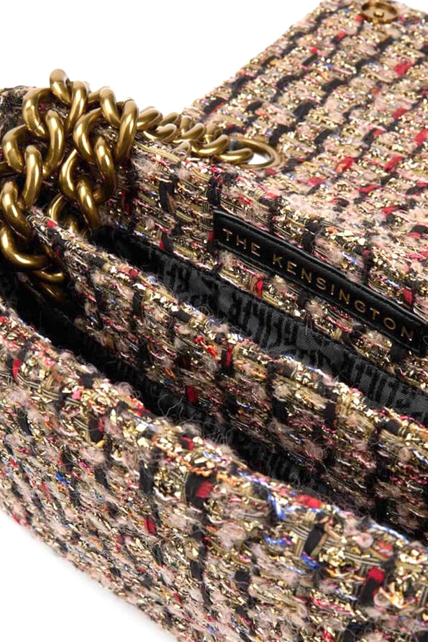 KURT GEIGER ΤΣΑΝΤΑ ΩΜΟΥ/CROSSBODY LARGE KENSINGTON KURT ΑΛΥΣΙΔΑ LOGO ΠΟΛΥΧΡΩΜΟ/ΧΡΥΣΟ φωτογραφία