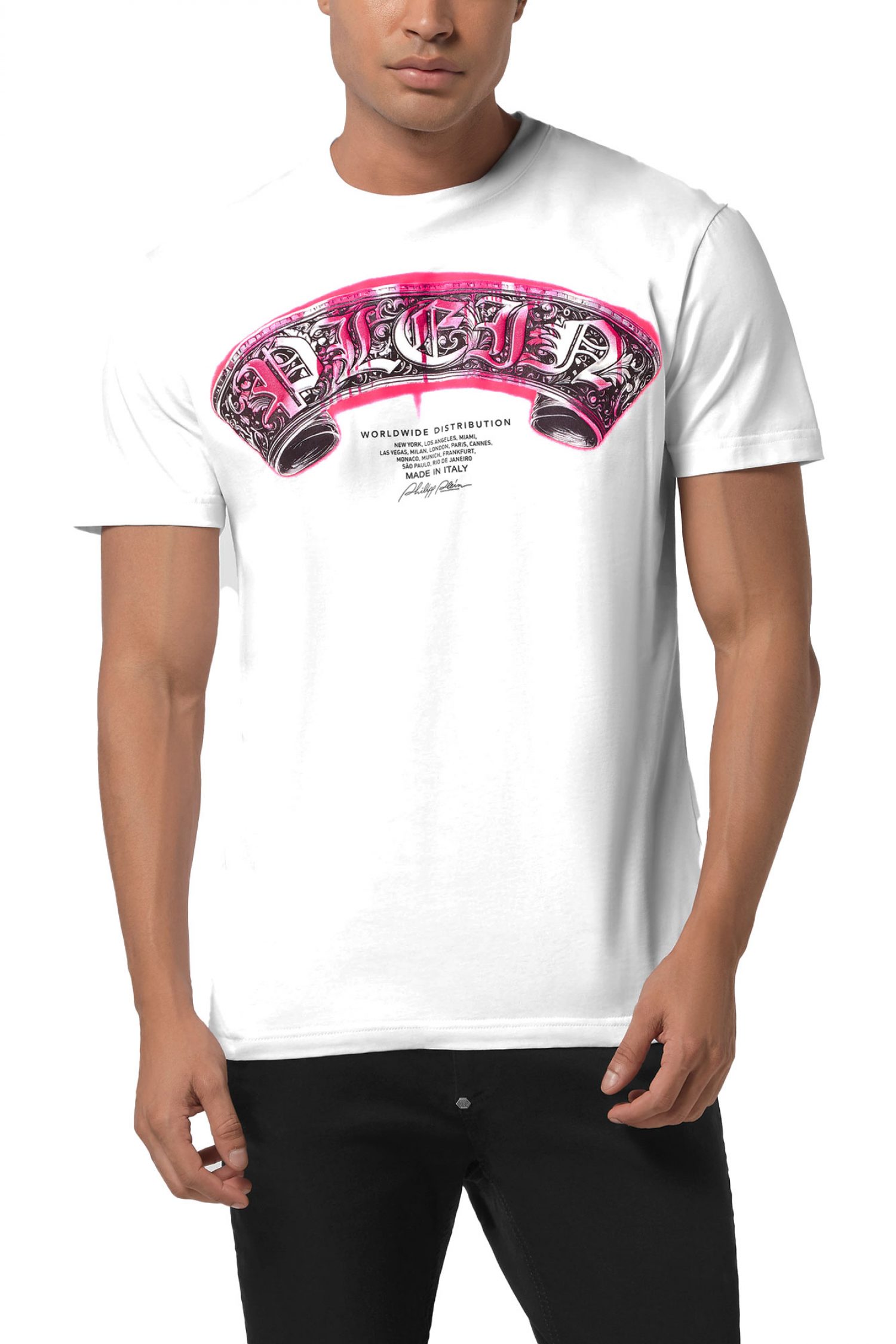 Men's T-Shirts Philipp Plein White