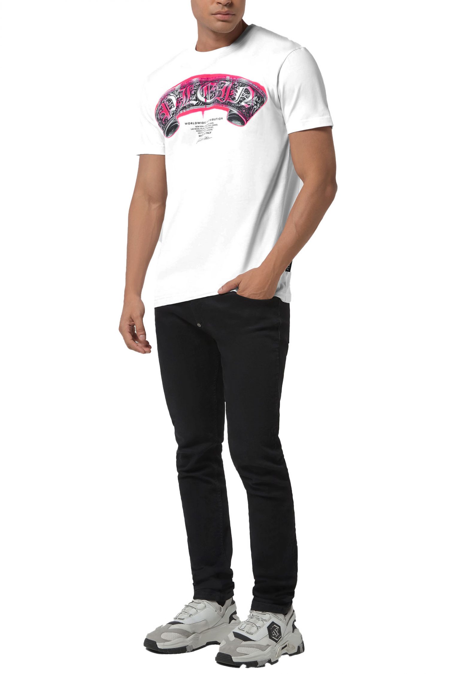 Men's T-Shirts Philipp Plein White