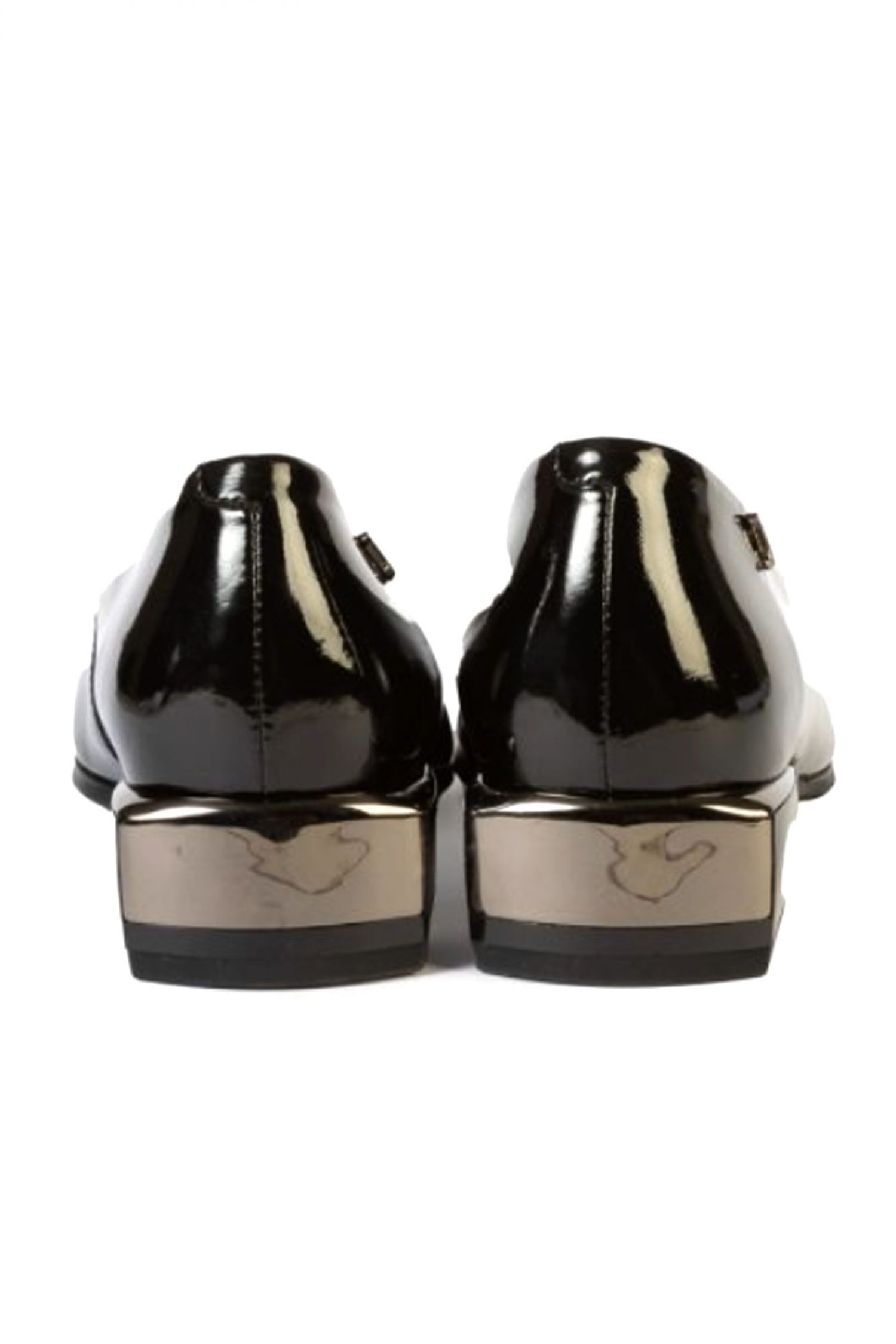 V19.69 ΠΑΠΟΥΤΣΙΑ MΠΑΛΑΡΙΝΕΣ ΛΟΥΣΤΡΙΝΙ ΑΓΚΡΑΦΑ LOGO ΜΑΥΡΟ