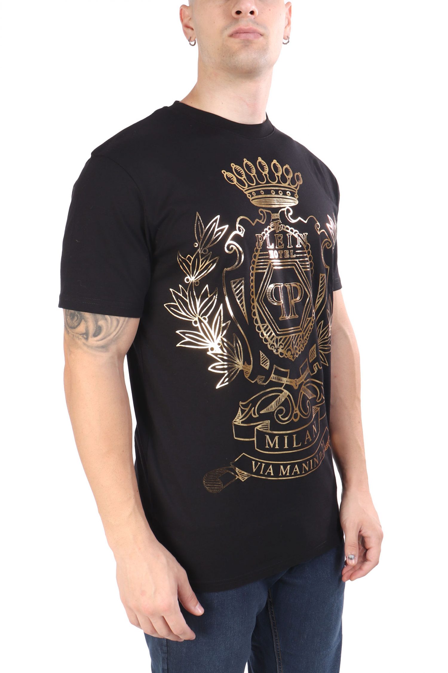 Men's T-Shirts Philipp Plein Black