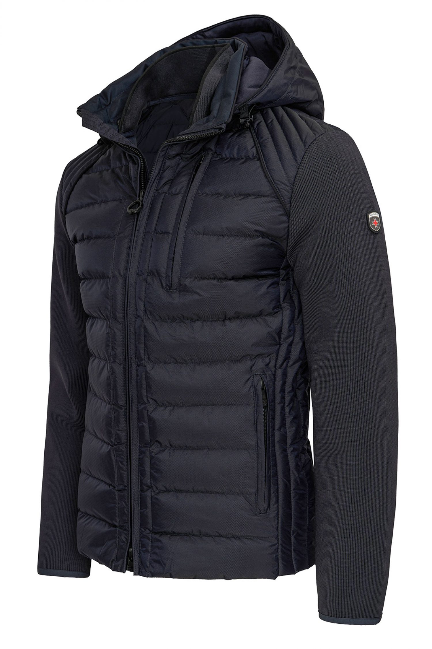 WELLENSTEYN ΑΝΔΡΙΚΟ ΜΠΟΥΦΑΝ PUFFER MOLMCO-667 MDB ΜΑΥΡΟ/ΜΠΛΕ ΑΠΟΣΠΩΜΕΝΗ ΚΟΥΚΟΥΛΑ