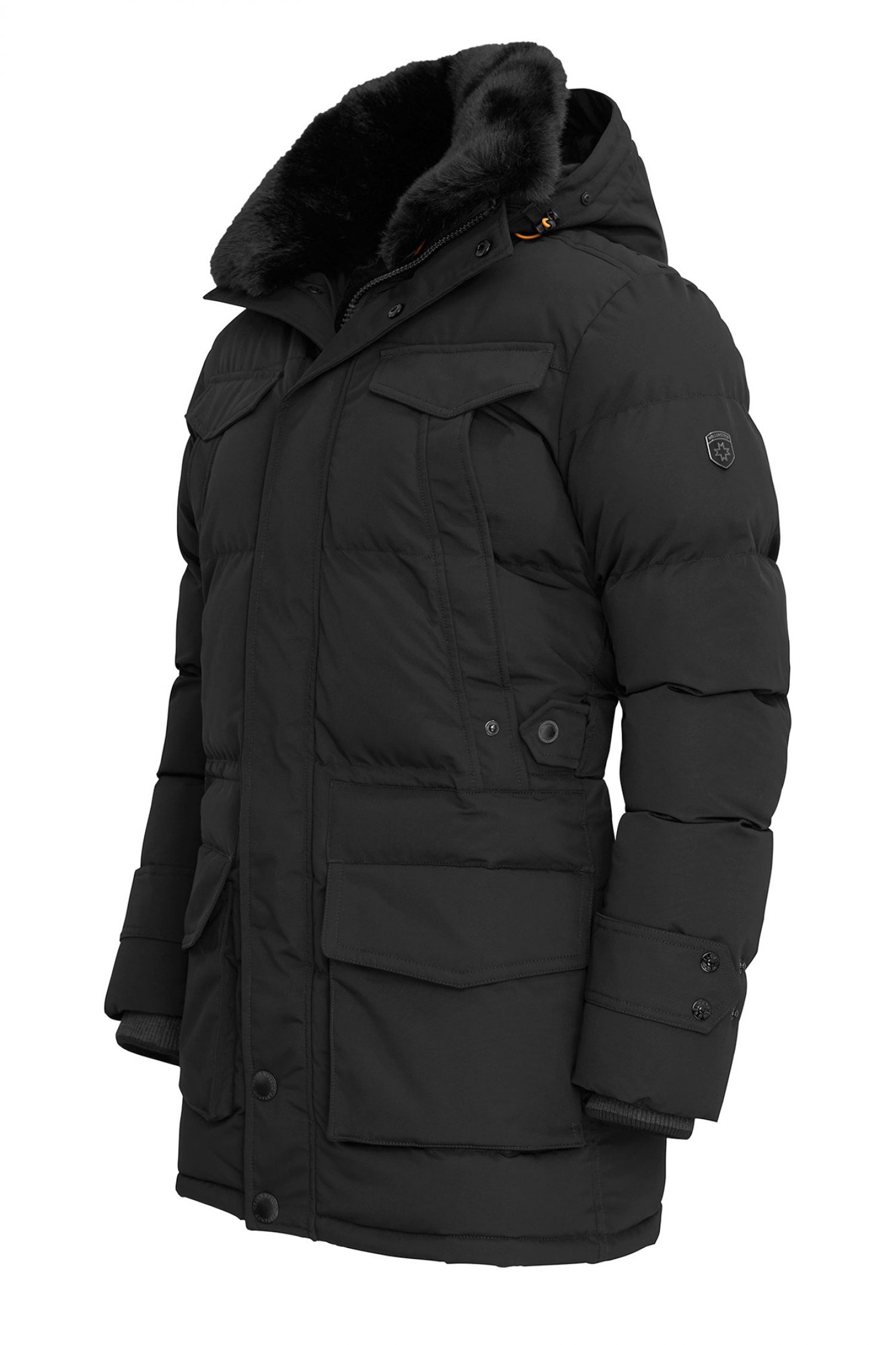 WELLENSTEYN ΜΠΟΥΦΑΝ ΦΟΥΣΚΩΤΟ SEAMASTER ΜΕ ΑΠΟΣΠΩΜΕΝΗ ΚΟΥΚΟΥΛΑ ΜΑΥΡΟ (ΜΕΓΑΛΑ ΜΕΓΕΘΗ)