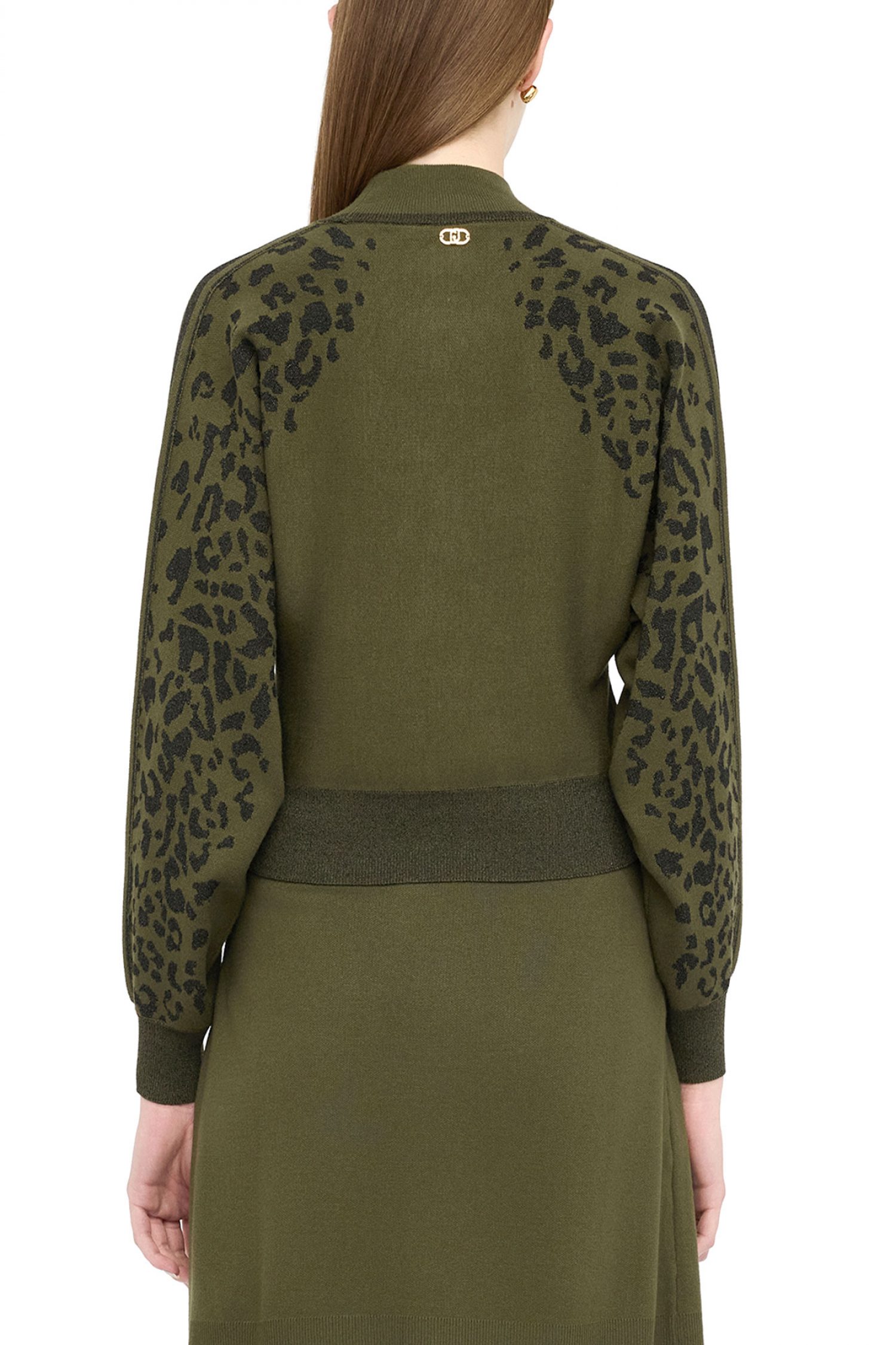 LIU-JO BETTER ΠΛΕΚΤΟ ΛΟΥΠΕΤΟ XAKI-MAYΡΟ