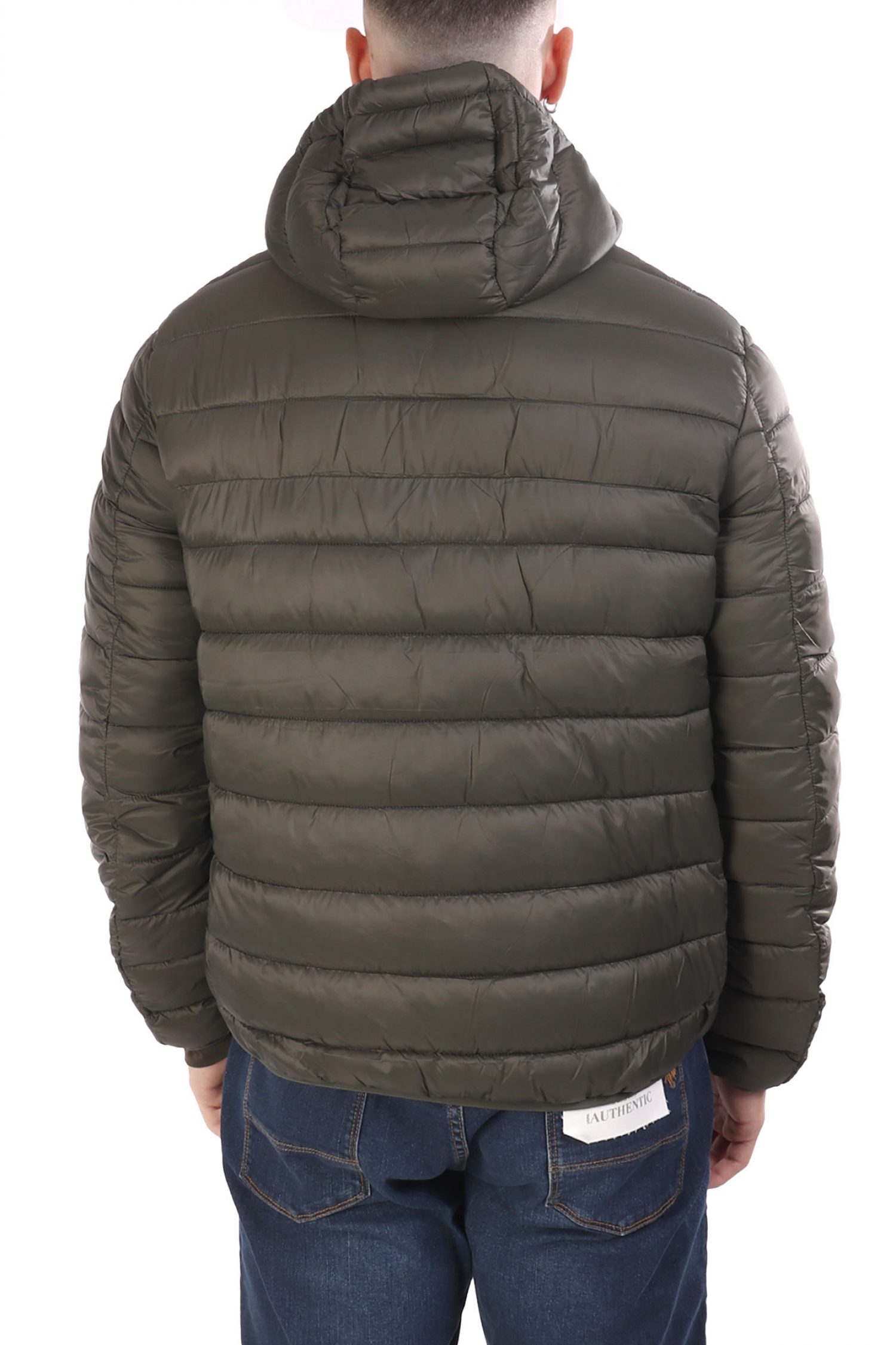 U.S.POLO ASSN ΜΠΟΥΦΑΝ PUFFER HOODIE JEBS LOGO ΧΑΚΙ