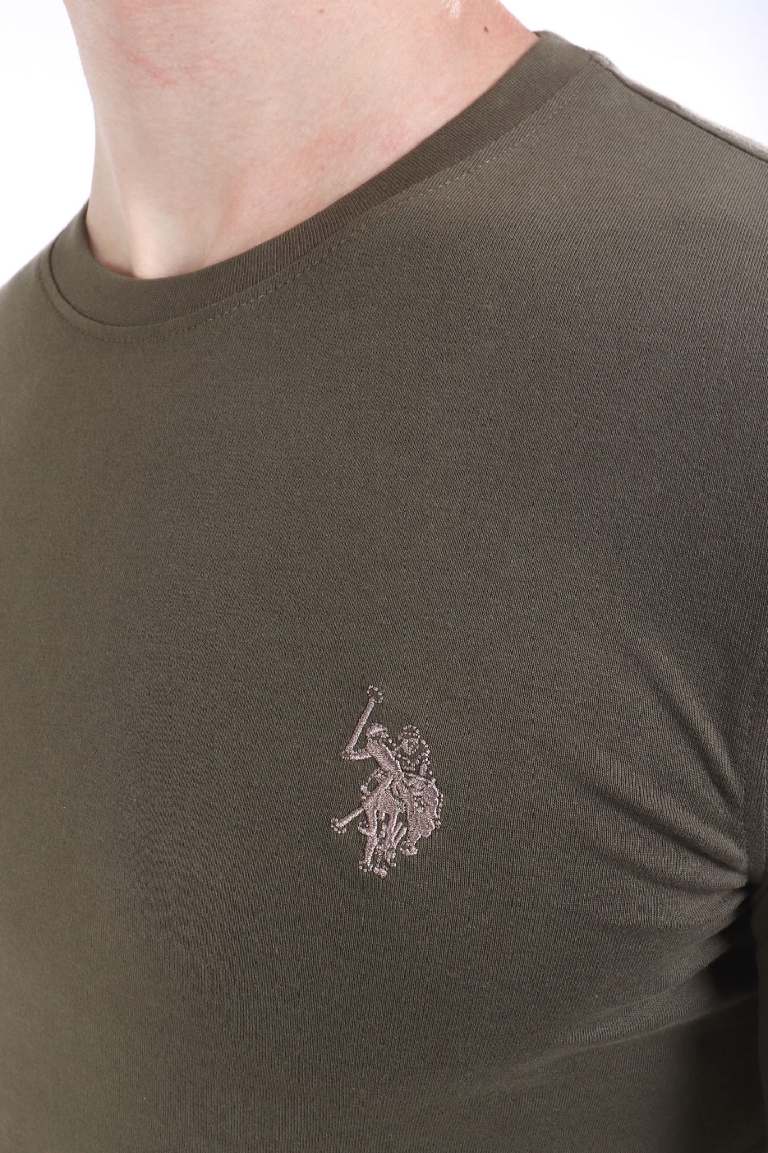 U.S.POLO ASSN T-SHIRT CREW NECK LOGO JOEL ΧΑΚΙ
