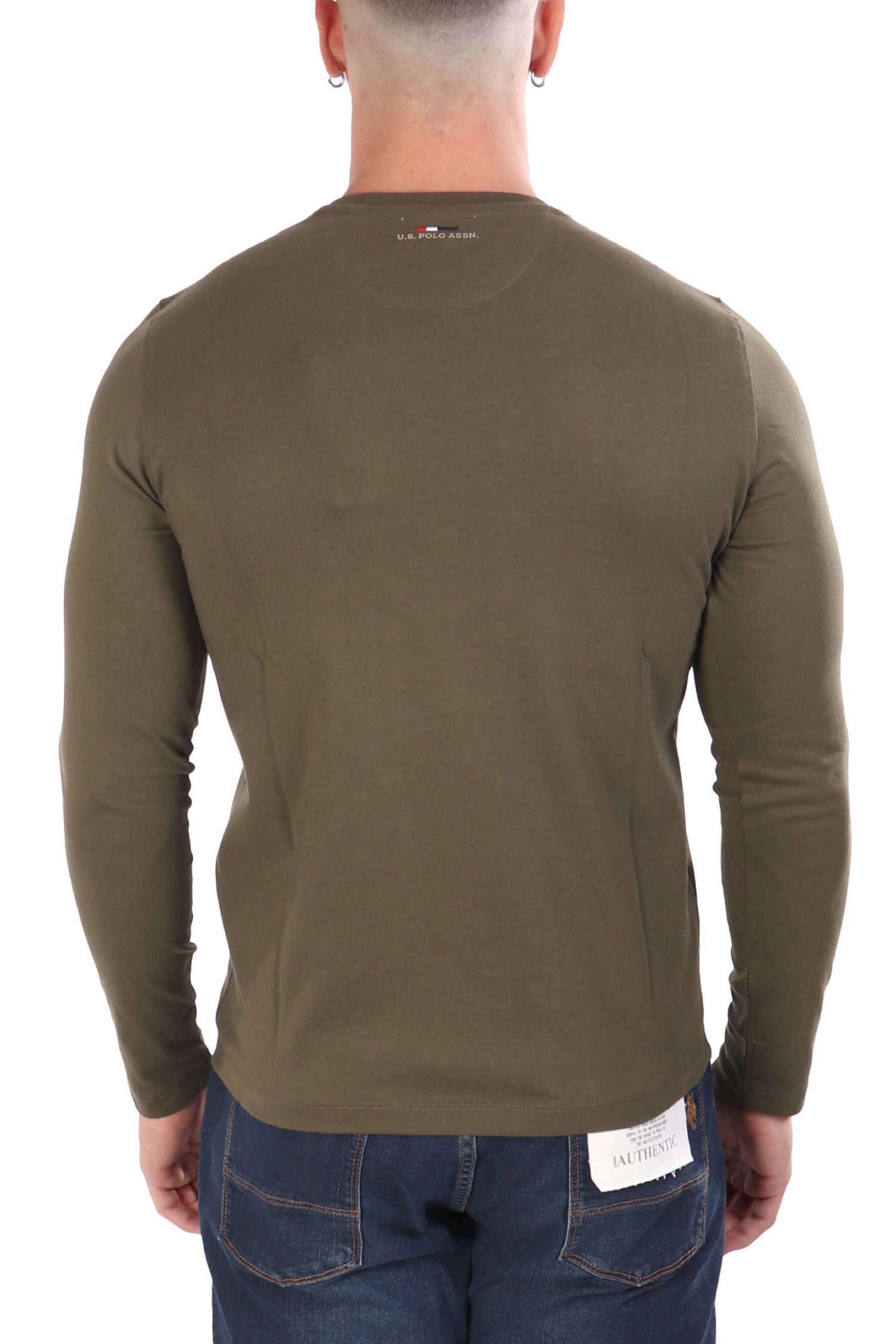 U.S.POLO ASSN T-SHIRT CREW NECK LOGO JOEL ΧΑΚΙ