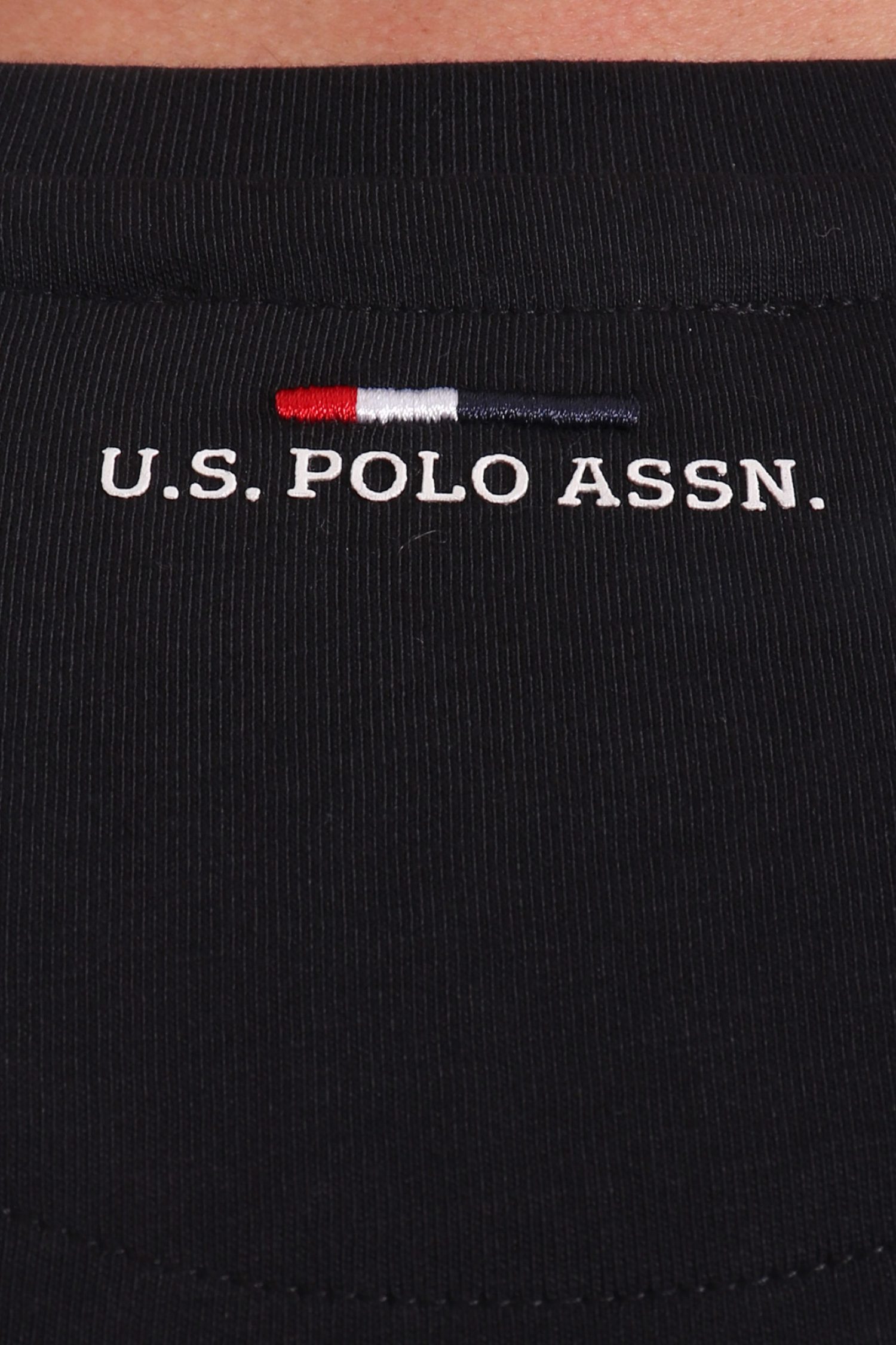 U.S.POLO ASSN T-SHIRT CREW NECK LOGO JOEL ΜΑΥΡΟ