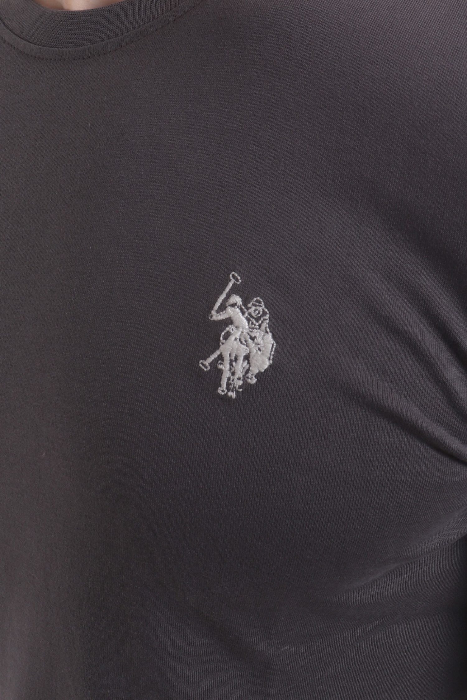 U.S.POLO ASSN T-SHIRT CREW NECK LOGO JOEL ΓΚΡΙ