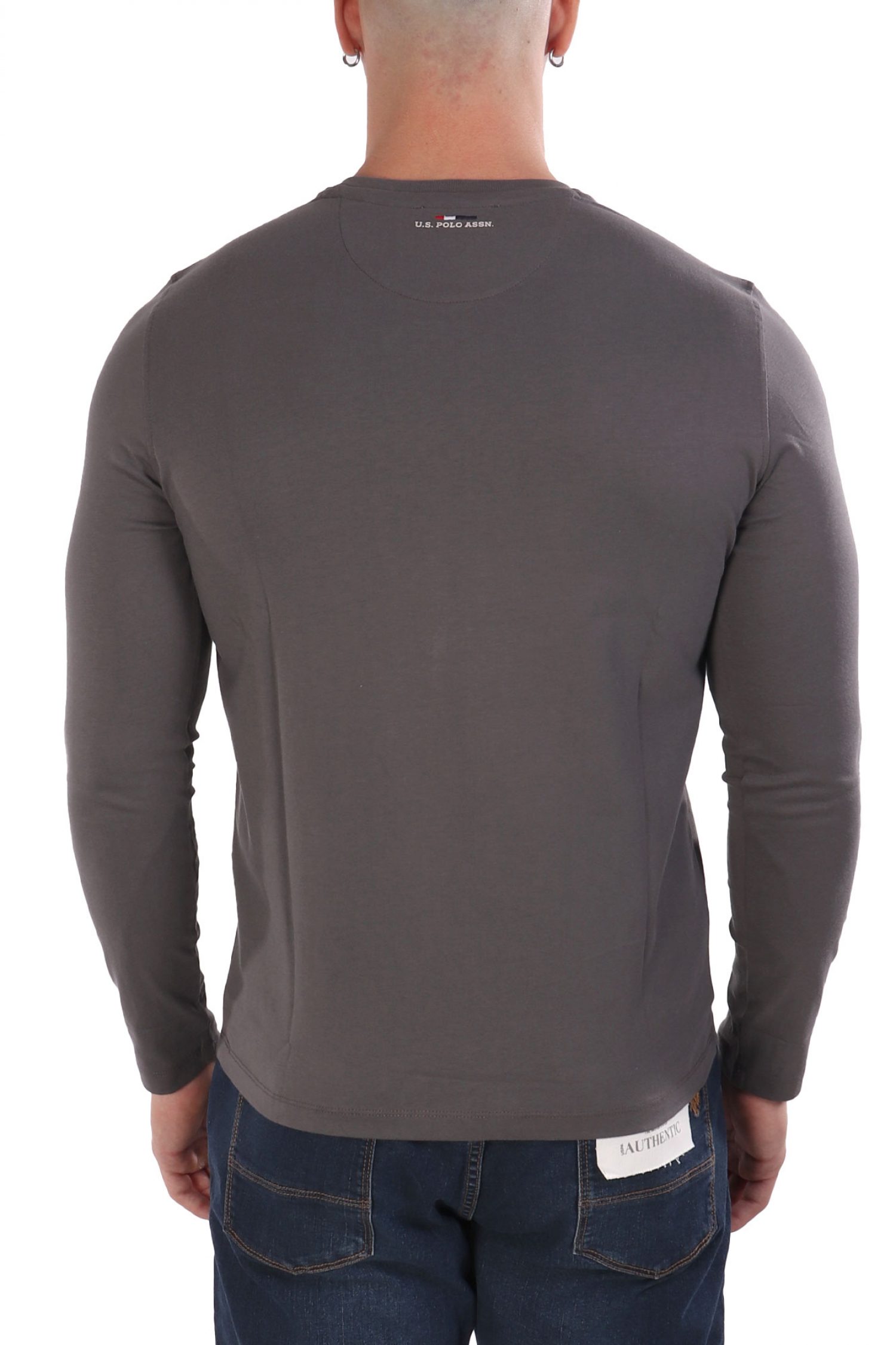 U.S.POLO ASSN T-SHIRT CREW NECK LOGO JOEL ΓΚΡΙ