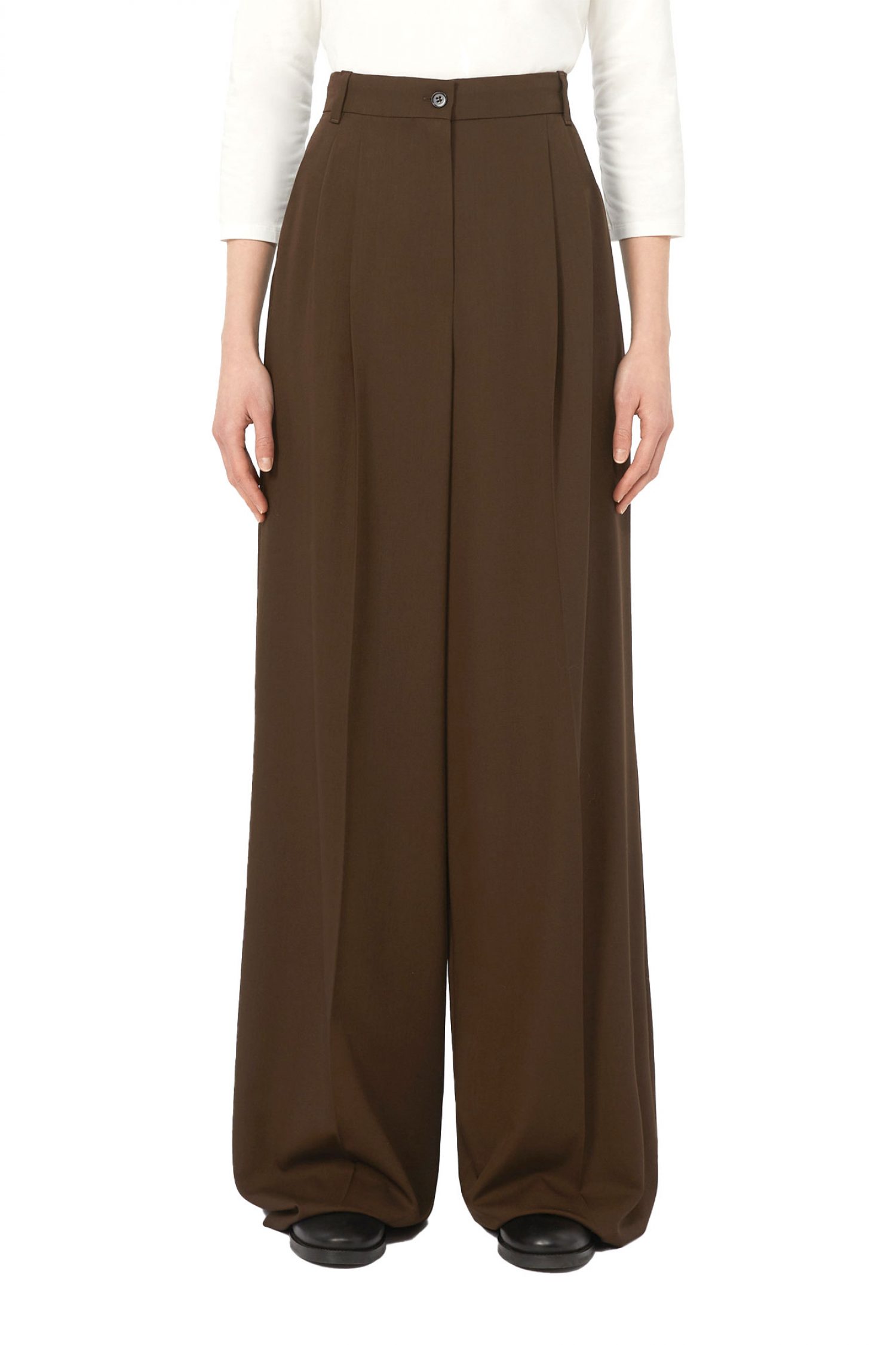 MAX MARA WEEKEND ΠΑΝΤΕΛΟΝΑ GARENNA ΠΙΕΤΑ ΤΣΕΠΕΣ ΣΚΟΥΡΟ ΚΑΦΕ